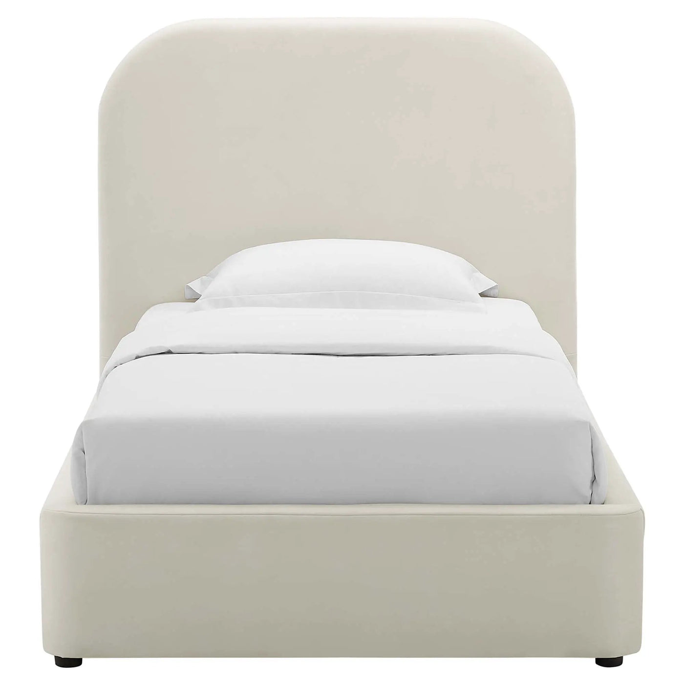 Keynote Performance Velvet Curved Twin Platform Bed by Modway by HouseOfZazla