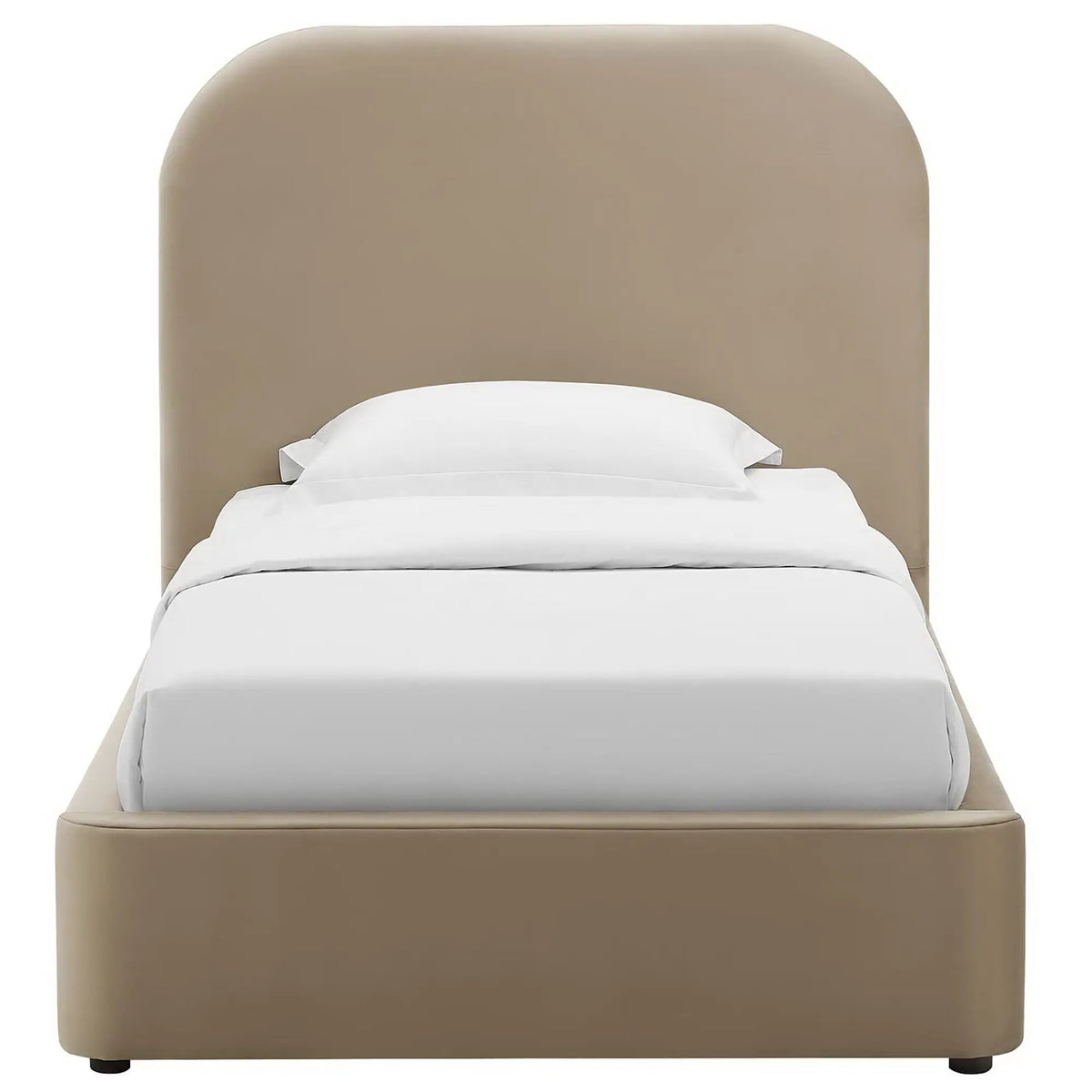 Keynote Performance Velvet Curved Twin Platform Bed by Modway by HouseOfZazla