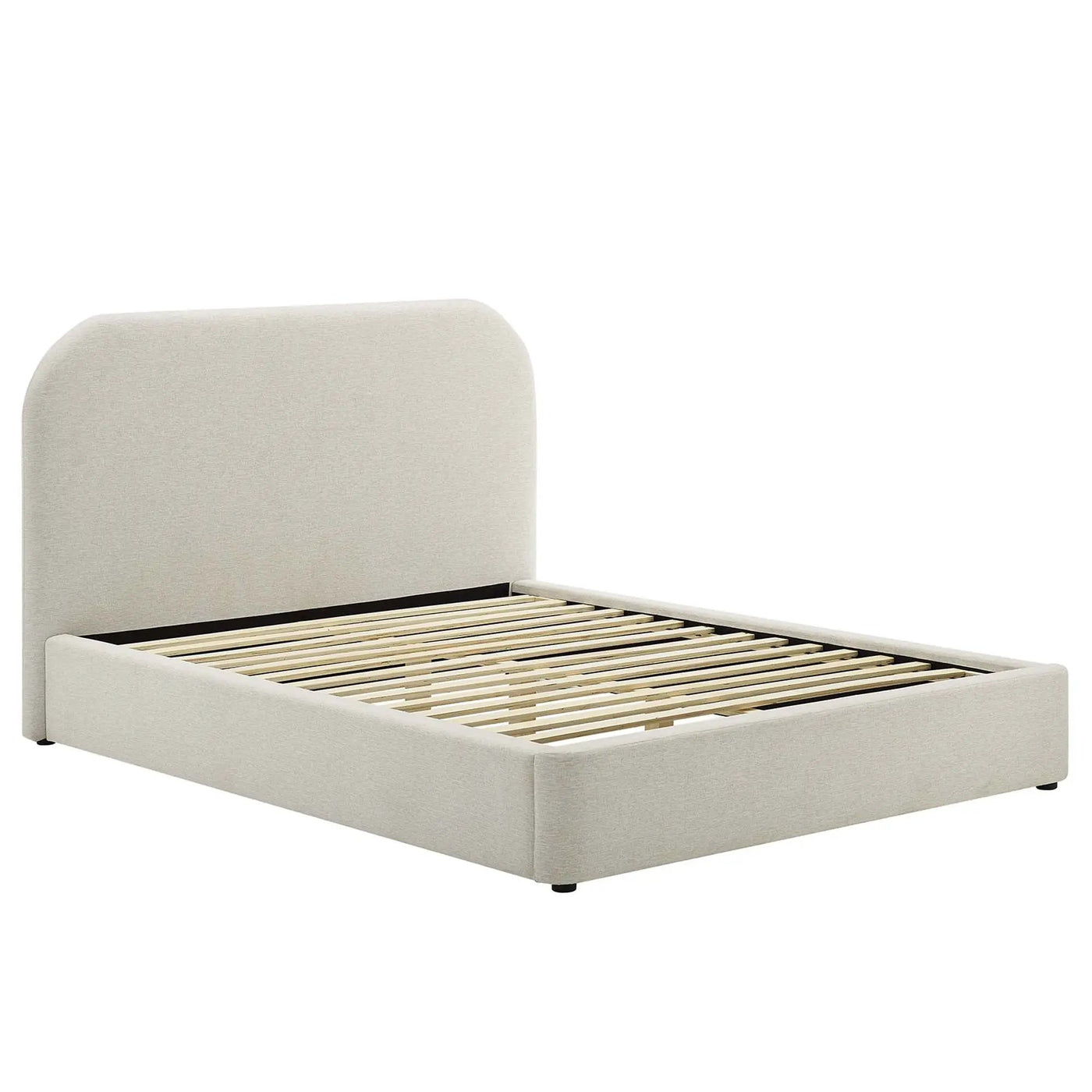 Keynote Upholstered Full Size Fabric Curved Platform Bed by Modway by HouseOfZazla