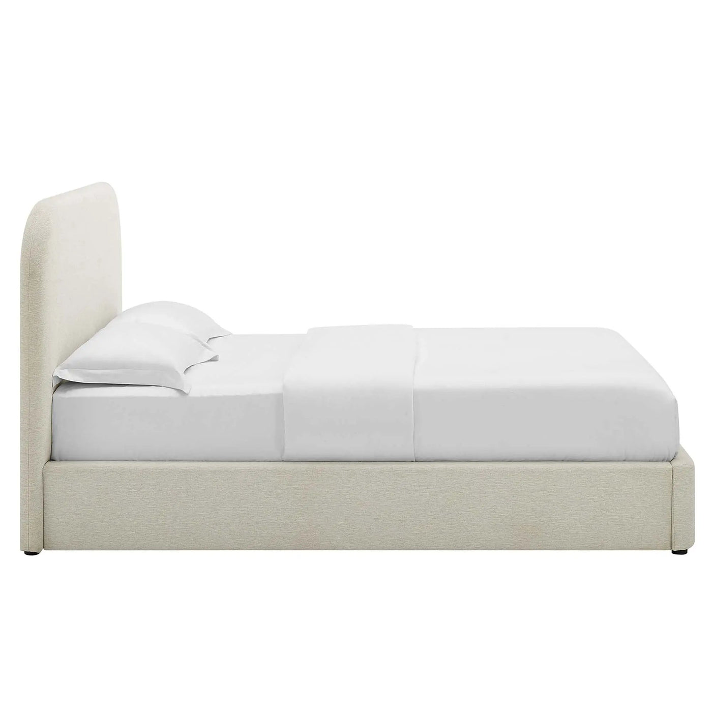 Keynote Upholstered Full Size Fabric Curved Platform Bed by Modway by HouseOfZazla