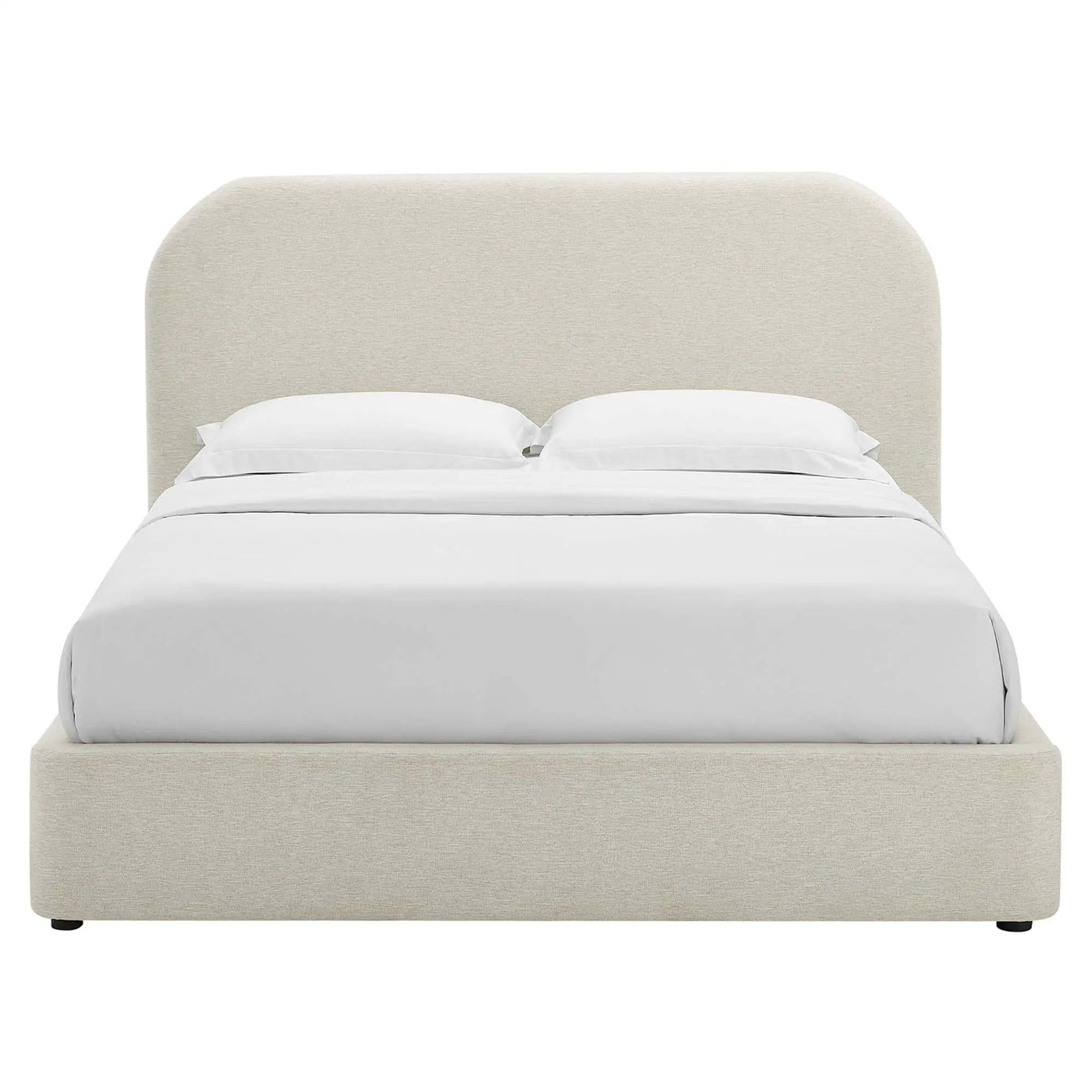 Keynote Upholstered Full Size Fabric Curved Platform Bed by Modway by HouseOfZazla