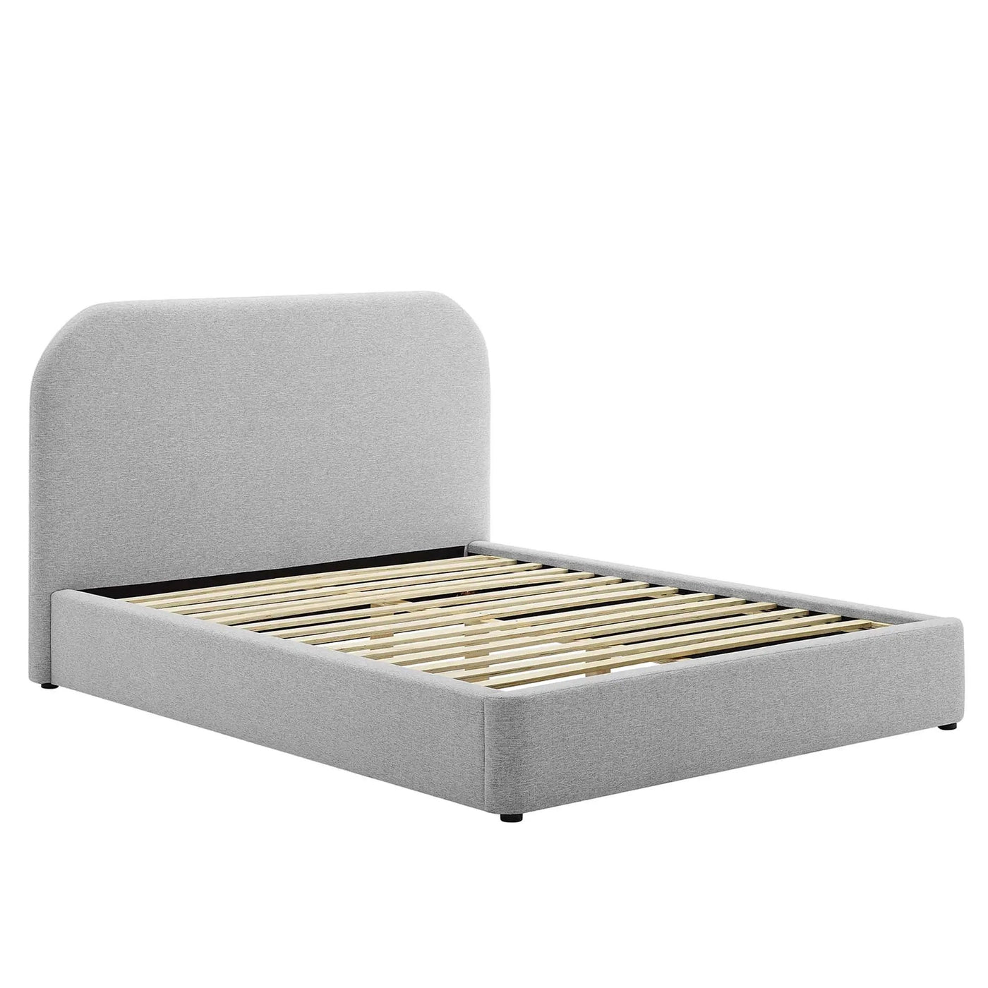 Keynote Upholstered Full Size Fabric Curved Platform Bed by Modway by HouseOfZazla