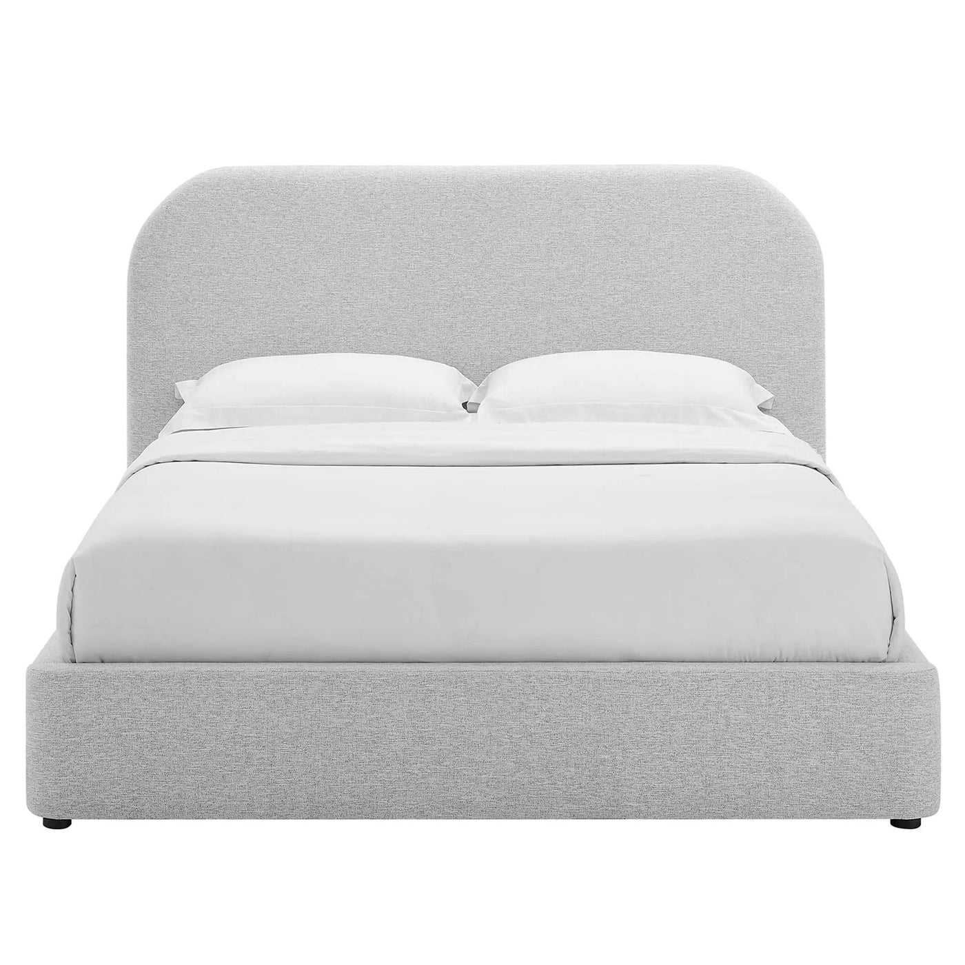 Keynote Upholstered Full Size Fabric Curved Platform Bed by Modway by HouseOfZazla