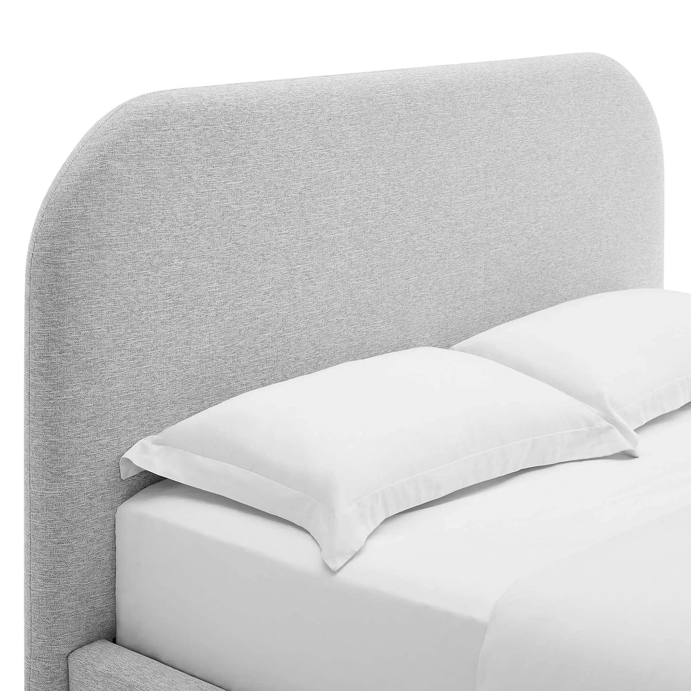 Keynote Upholstered Full Size Fabric Curved Platform Bed by Modway by HouseOfZazla