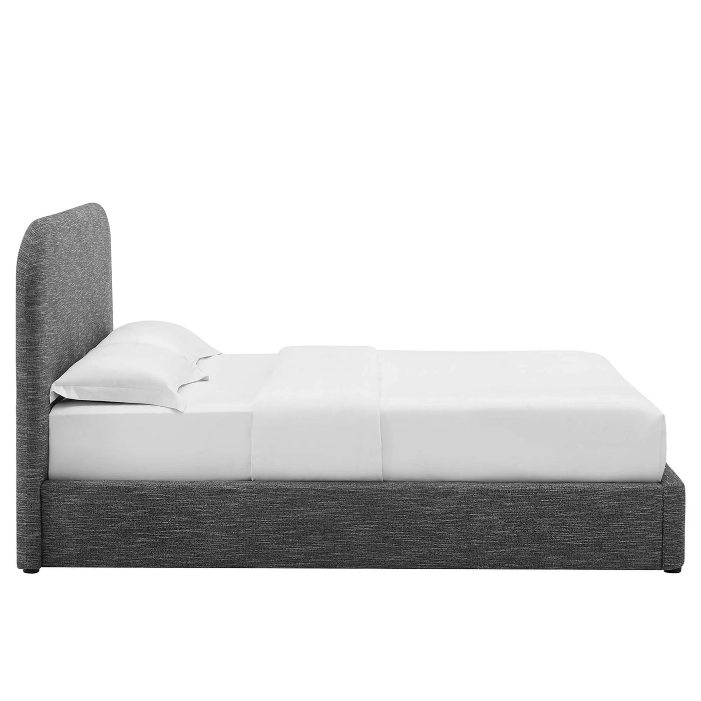 Keynote Upholstered Full Size Fabric Curved Platform Bed by Modway by HouseOfZazla