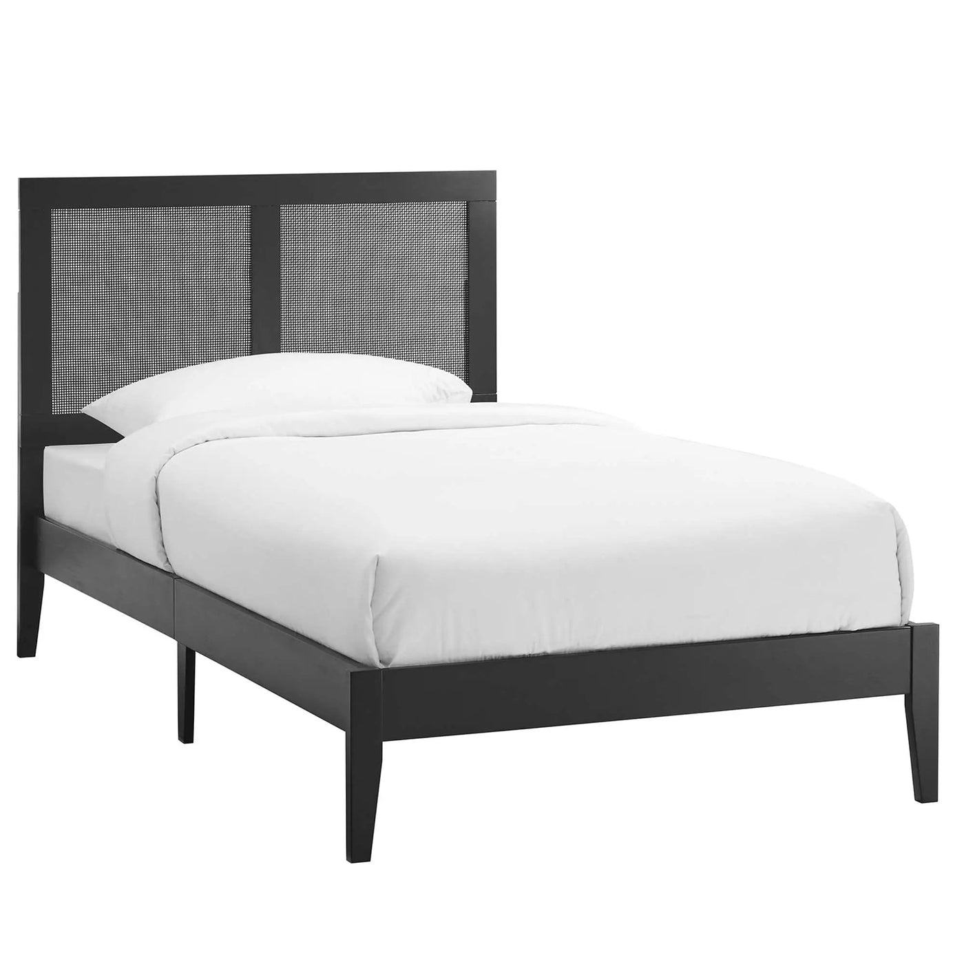 Sirocco Rattan and Wood Twin Platform Bed by Modway by HouseOfZazla