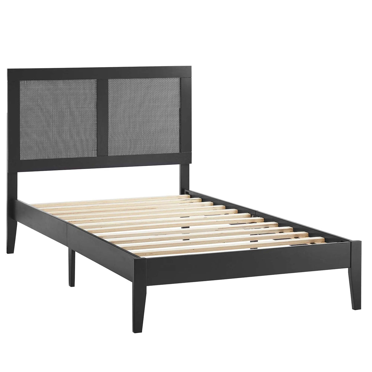 Sirocco Rattan and Wood Twin Platform Bed by Modway by HouseOfZazla