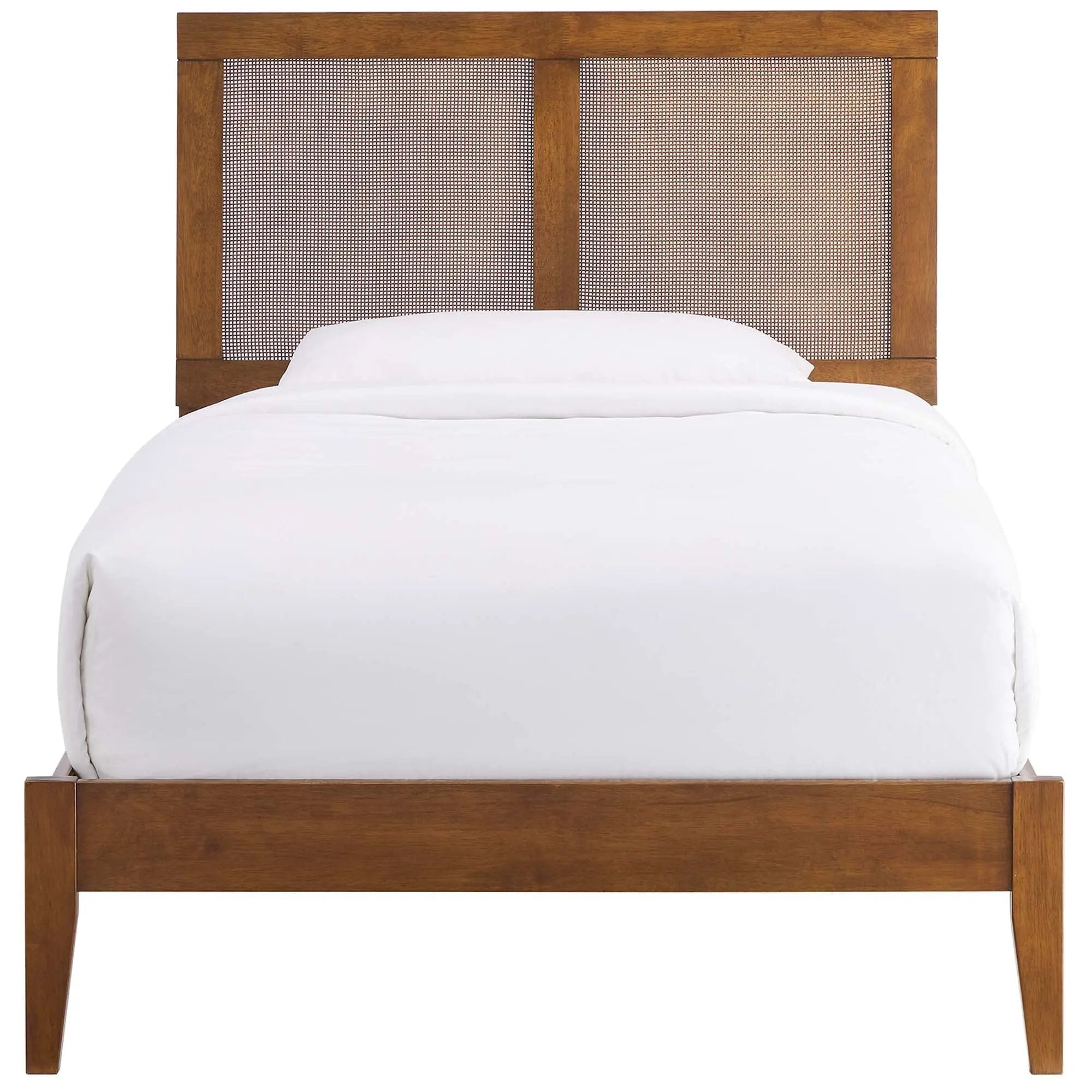 Sirocco Rattan and Wood Twin Platform Bed by Modway by HouseOfZazla