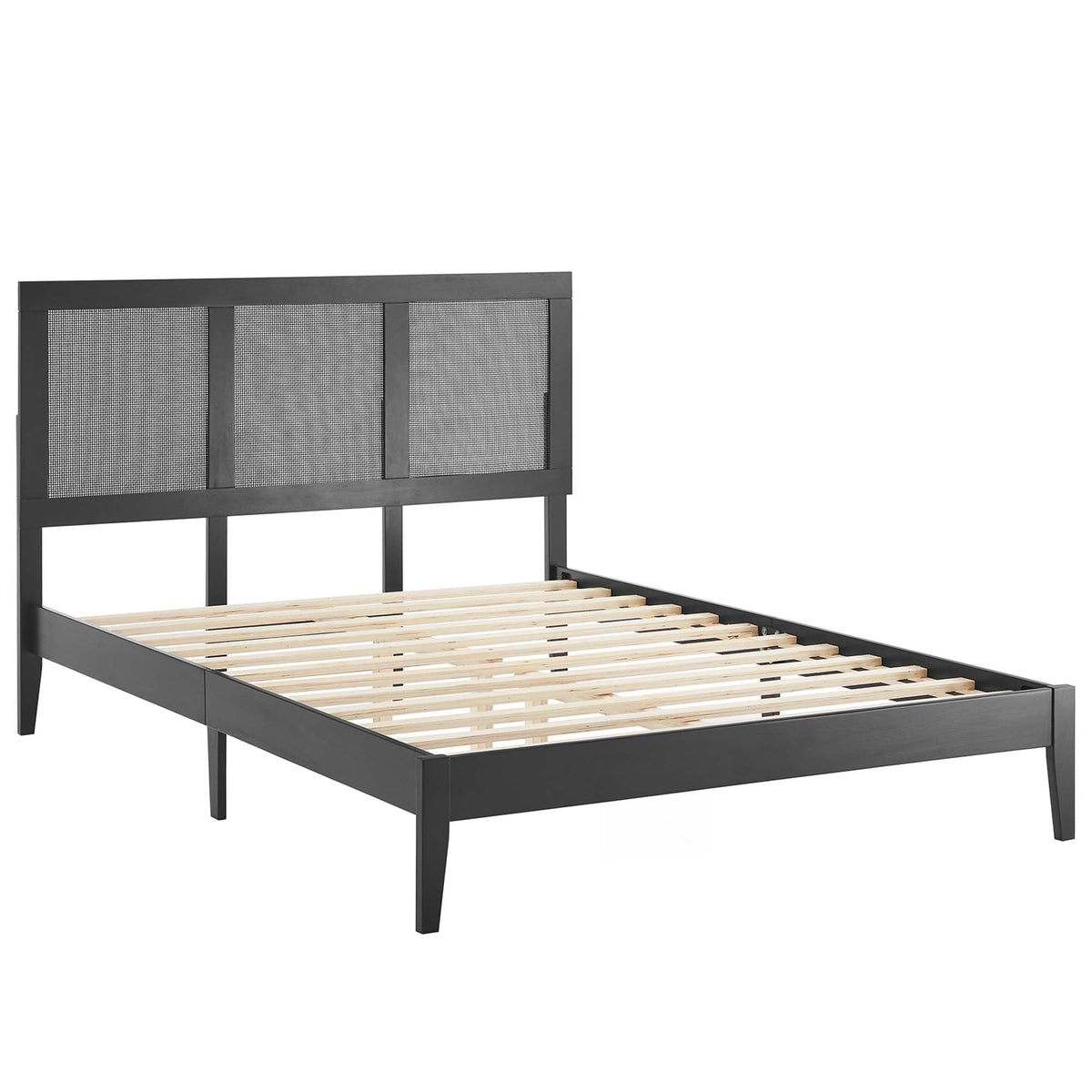Sirocco Rattan and Wood Platform Bed by Modway, photo 4 of 42