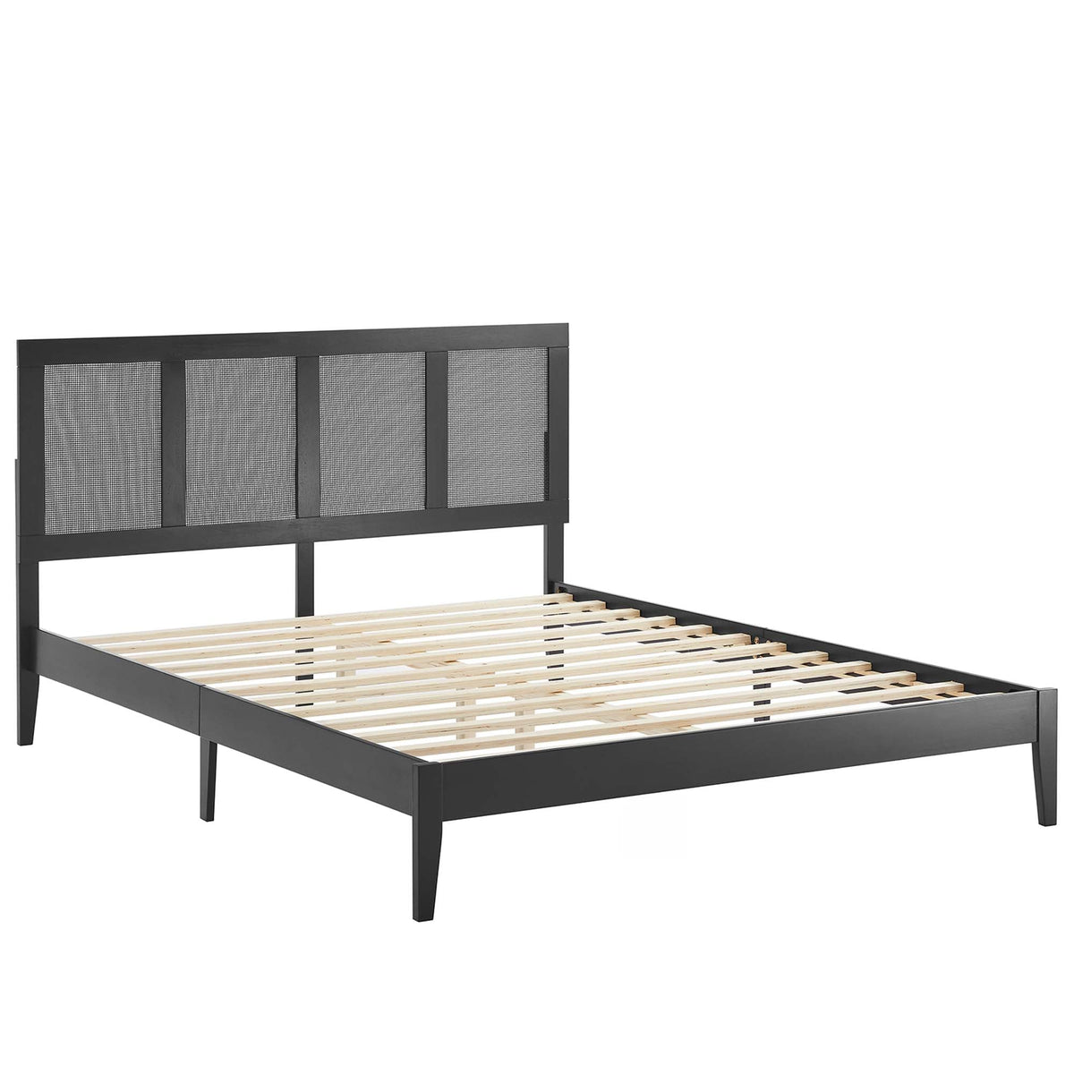 Sirocco Rattan and Wood Platform Bed by Modway, photo 28 of 42