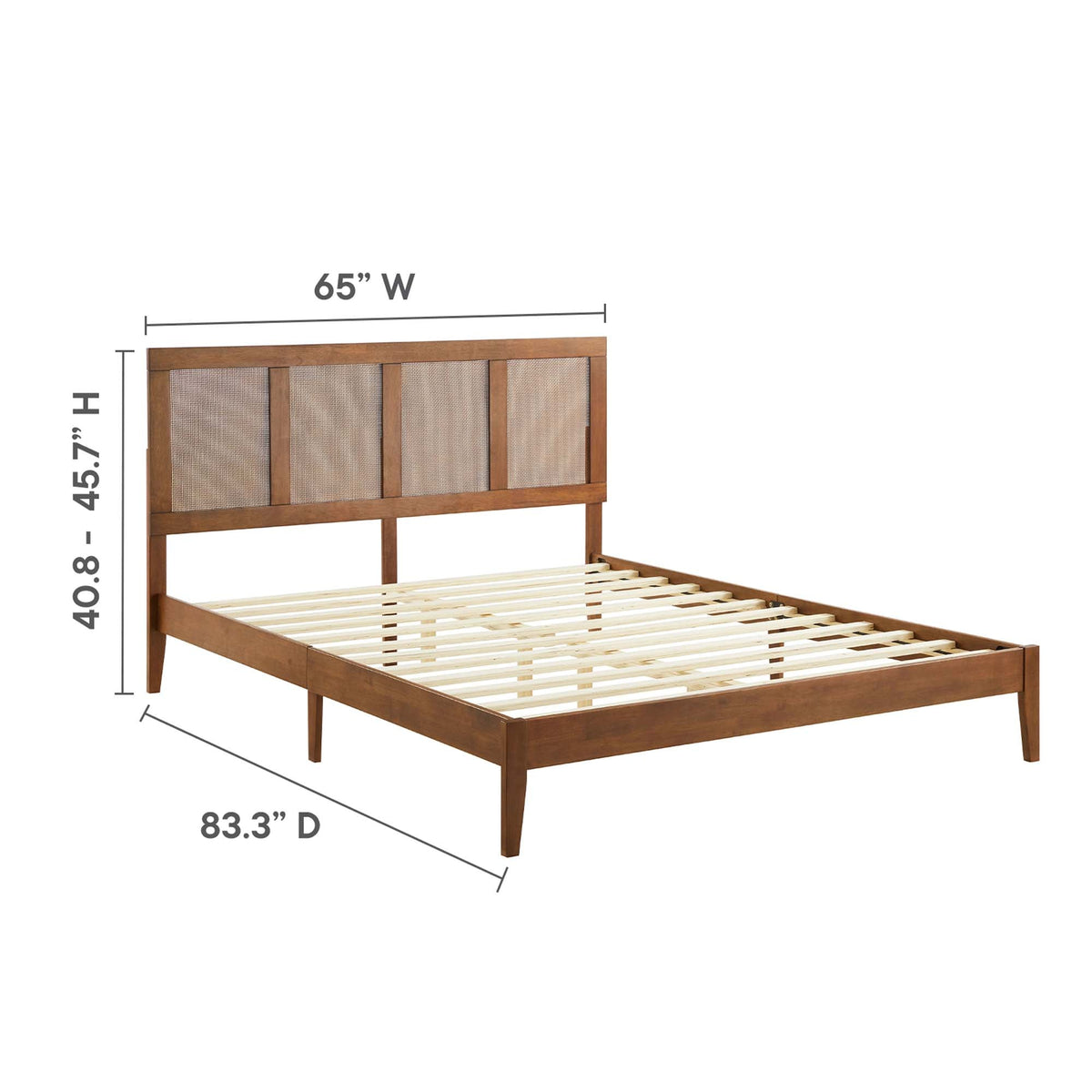 Sirocco Rattan and Wood Platform Bed by Modway, photo 39 of 42