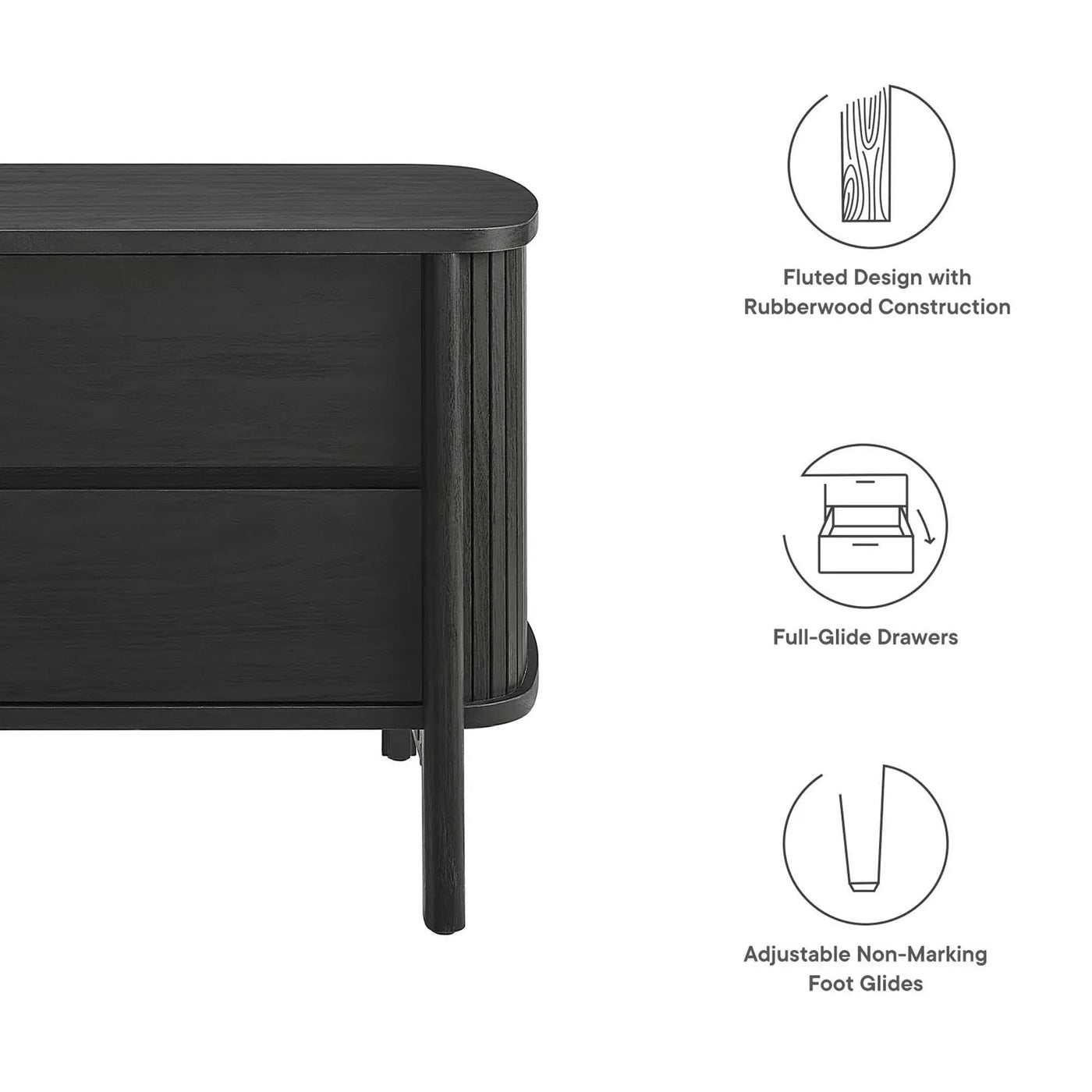 Cadence 2-Drawer Nightstand by Modway by HouseOfZazla