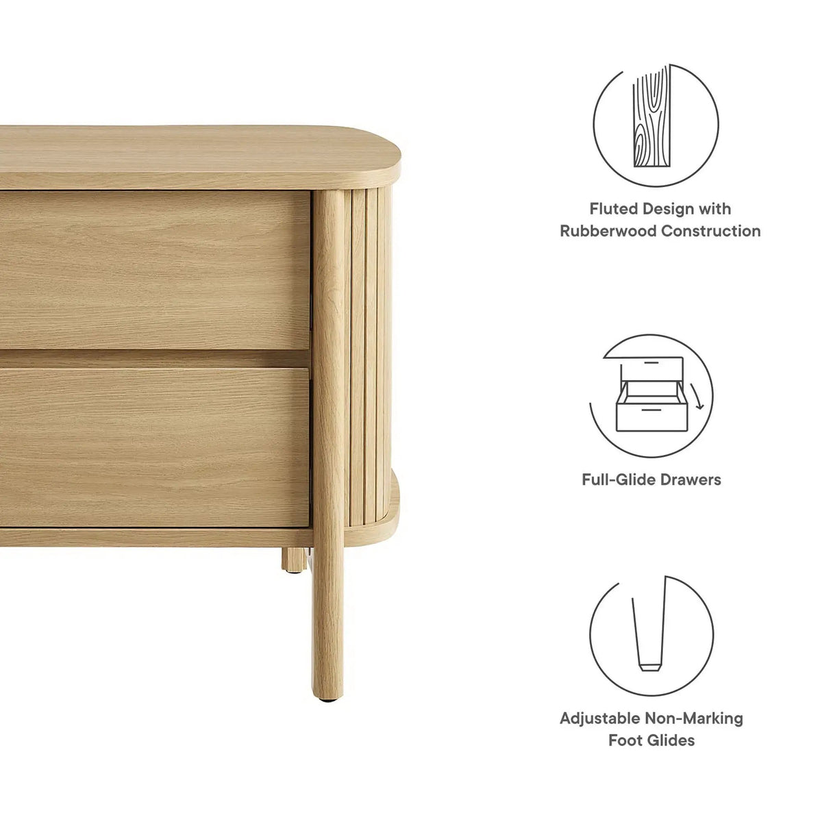 Cadence 2-Drawer Nightstand by Modway by HouseOfZazla