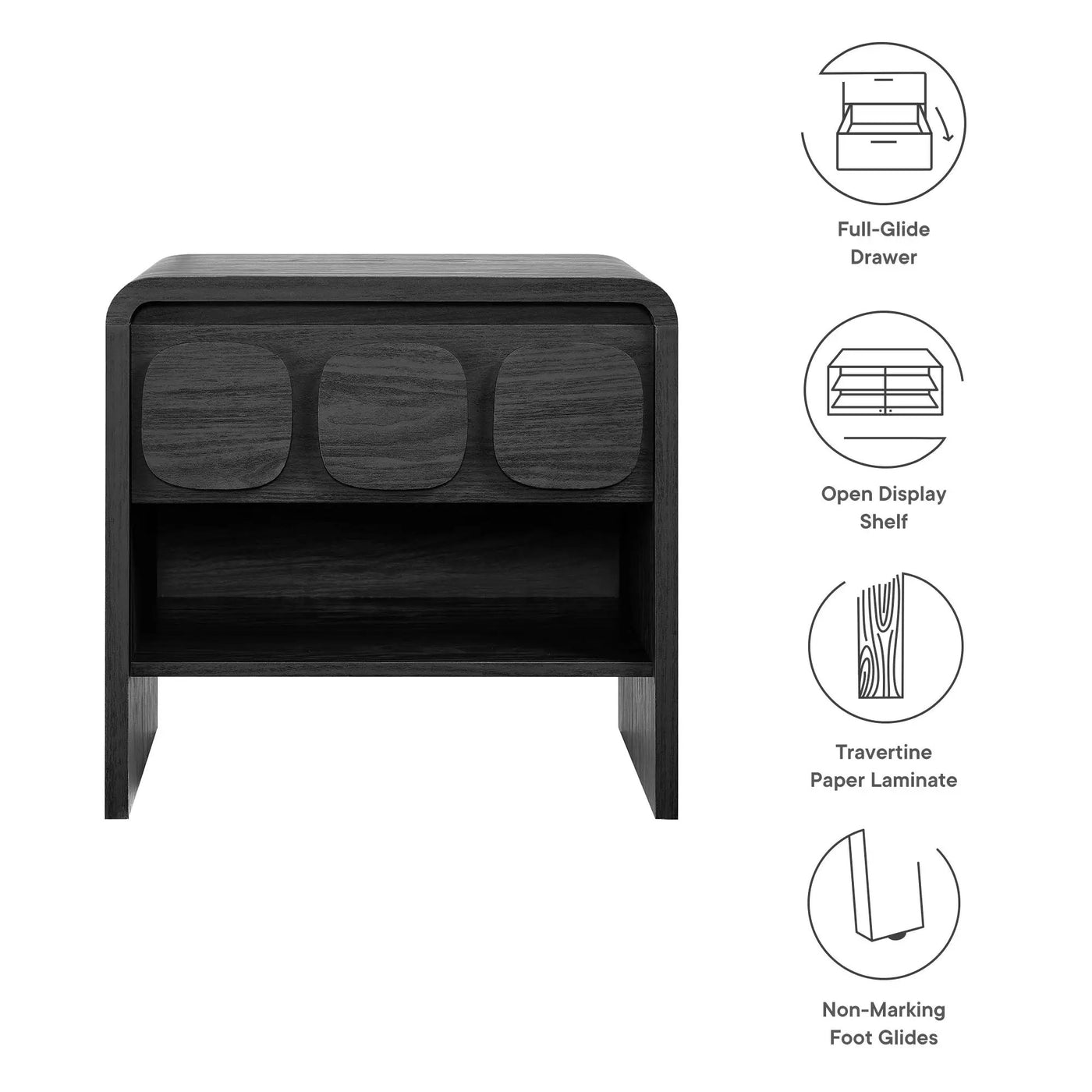 Toscana 1-Drawer Nightstand by Modway by HouseOfZazla