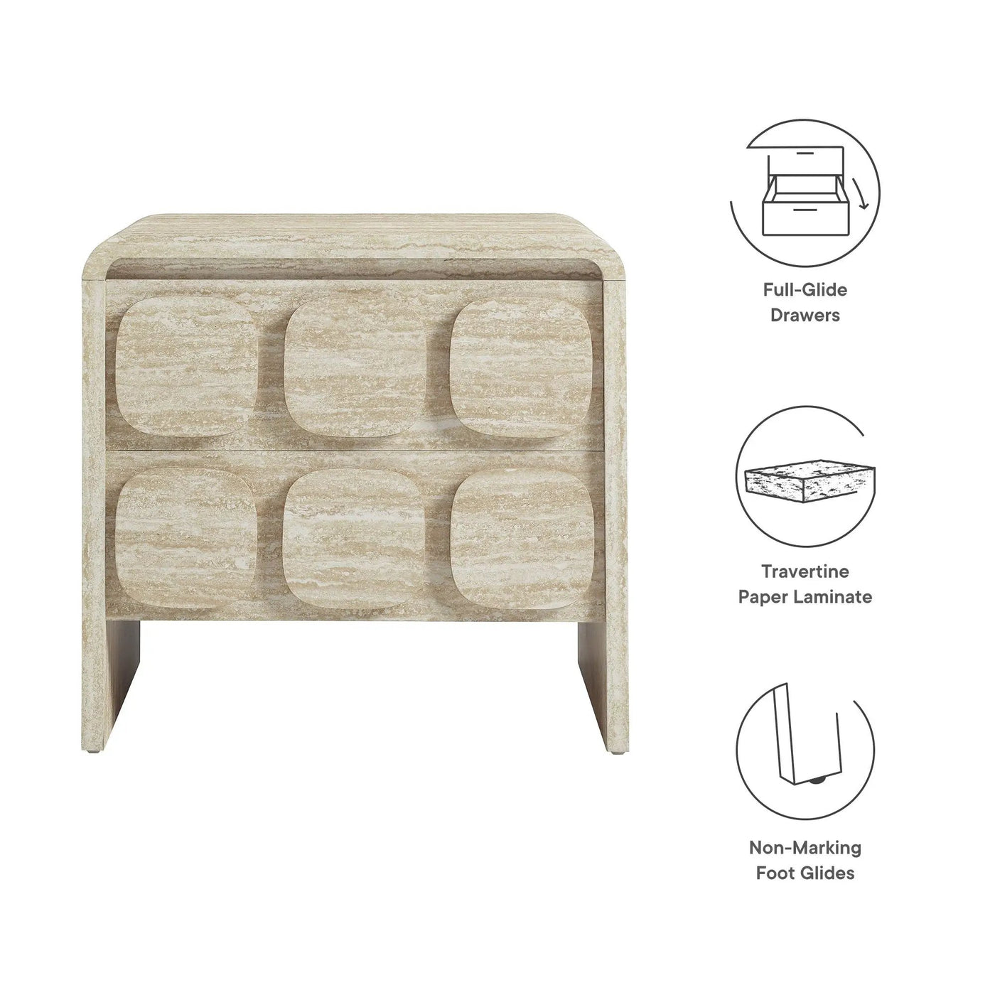 Toscana 2-Drawer Nightstand by Modway by HouseOfZazla