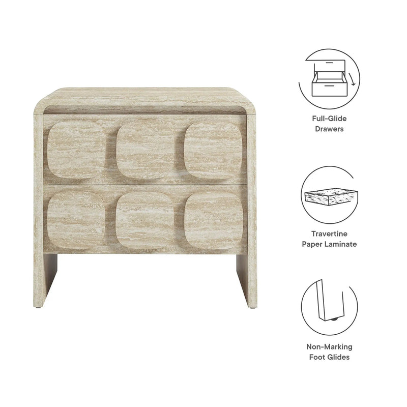 Toscana 2-Drawer Nightstand by Modway by HouseOfZazla