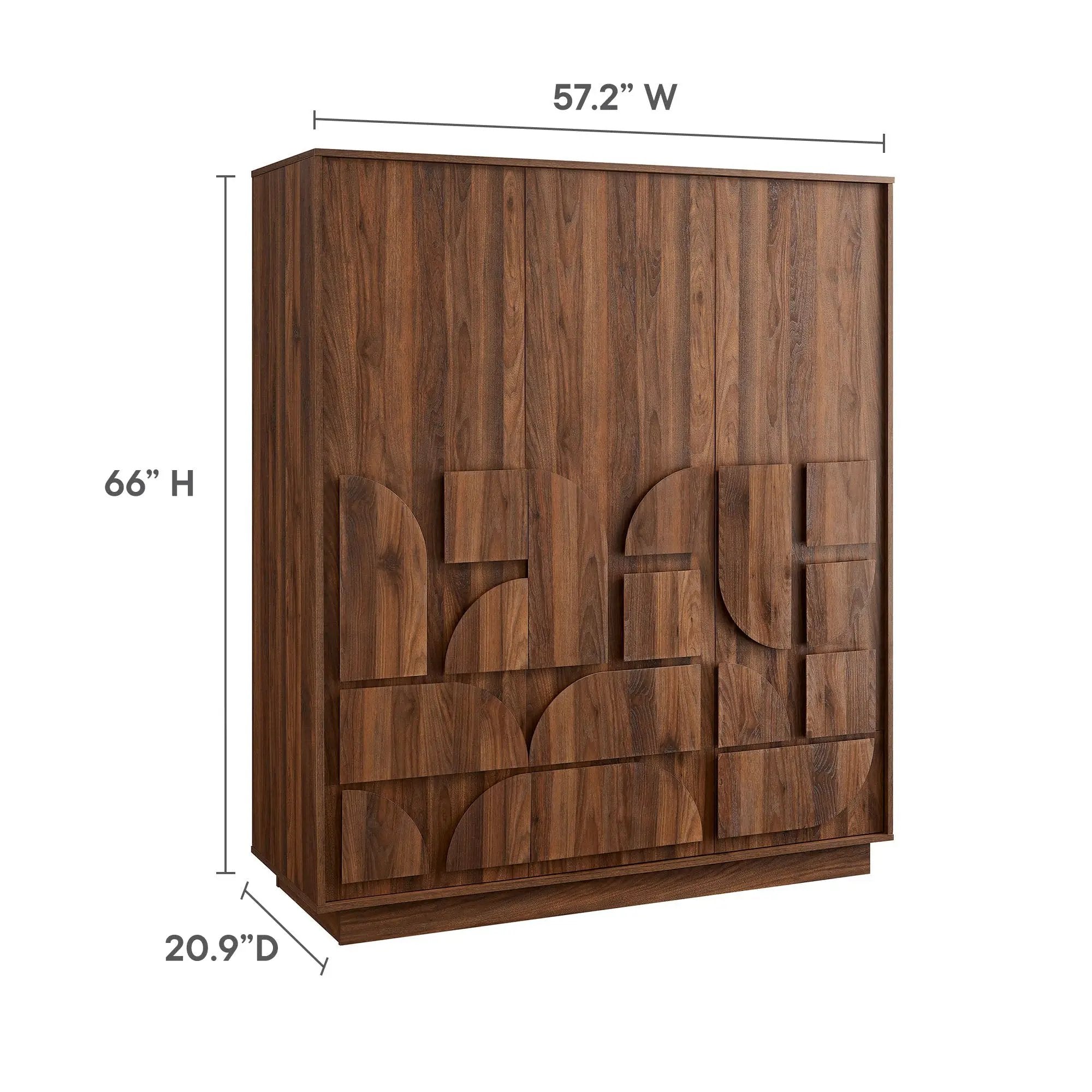 Bulwark 3-Door Wardrobe Closet by Modway by HouseOfZazla