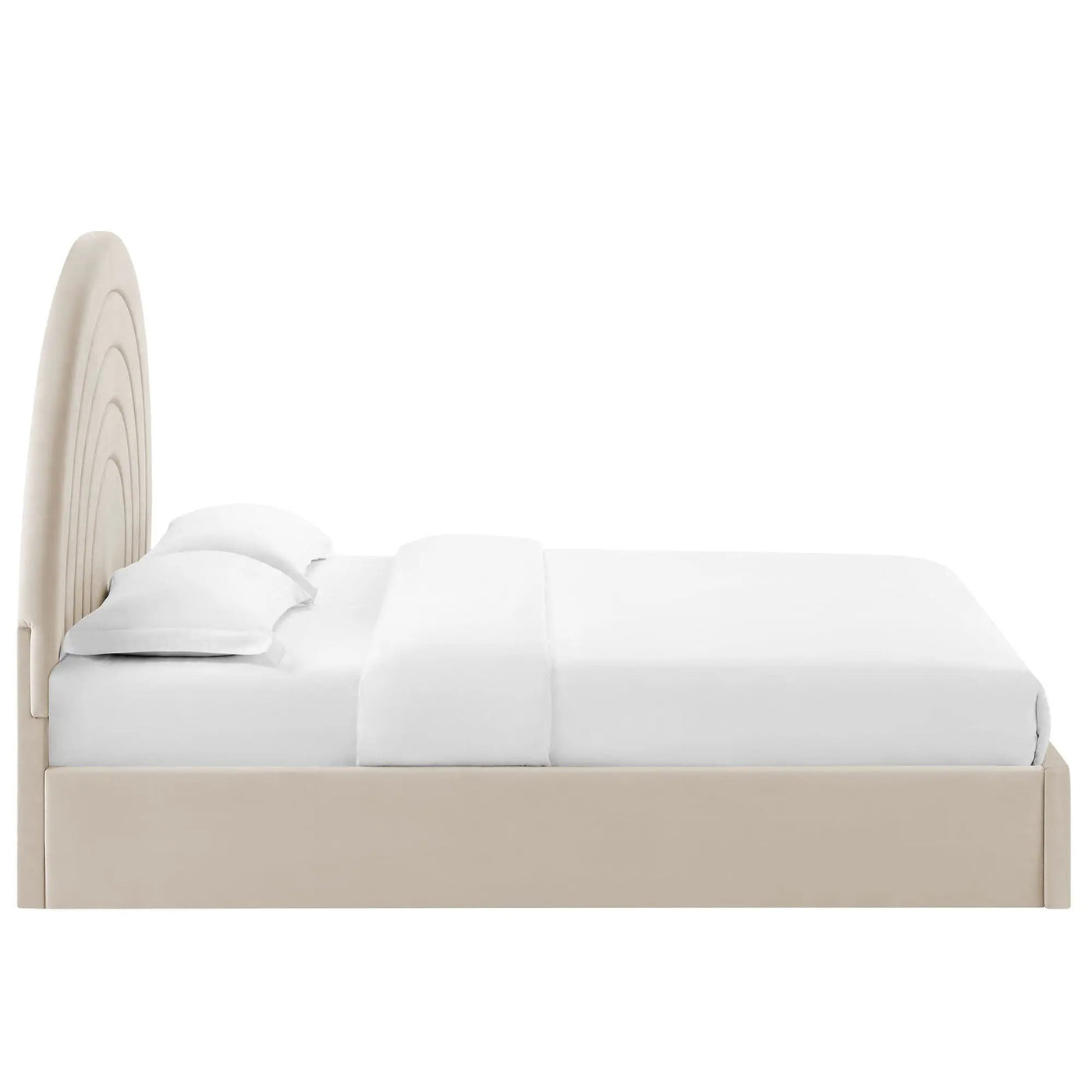 Solana Arched Performance Velvet Queen Platform Bed by Modway by HouseOfZazla