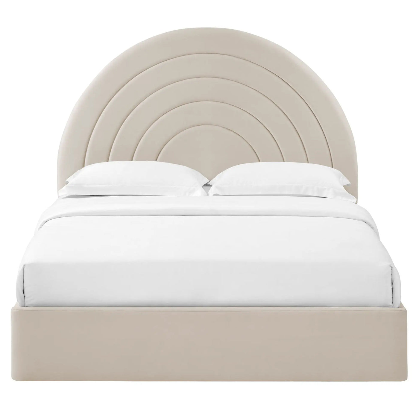 Solana Arched Performance Velvet Queen Platform Bed by Modway by HouseOfZazla
