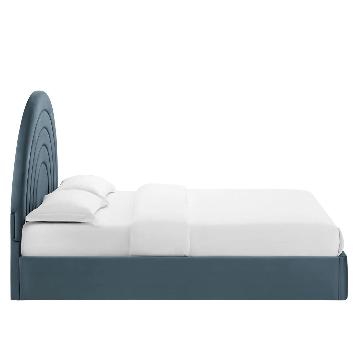 Solana Arched Performance Velvet Queen Platform Bed by Modway by HouseOfZazla