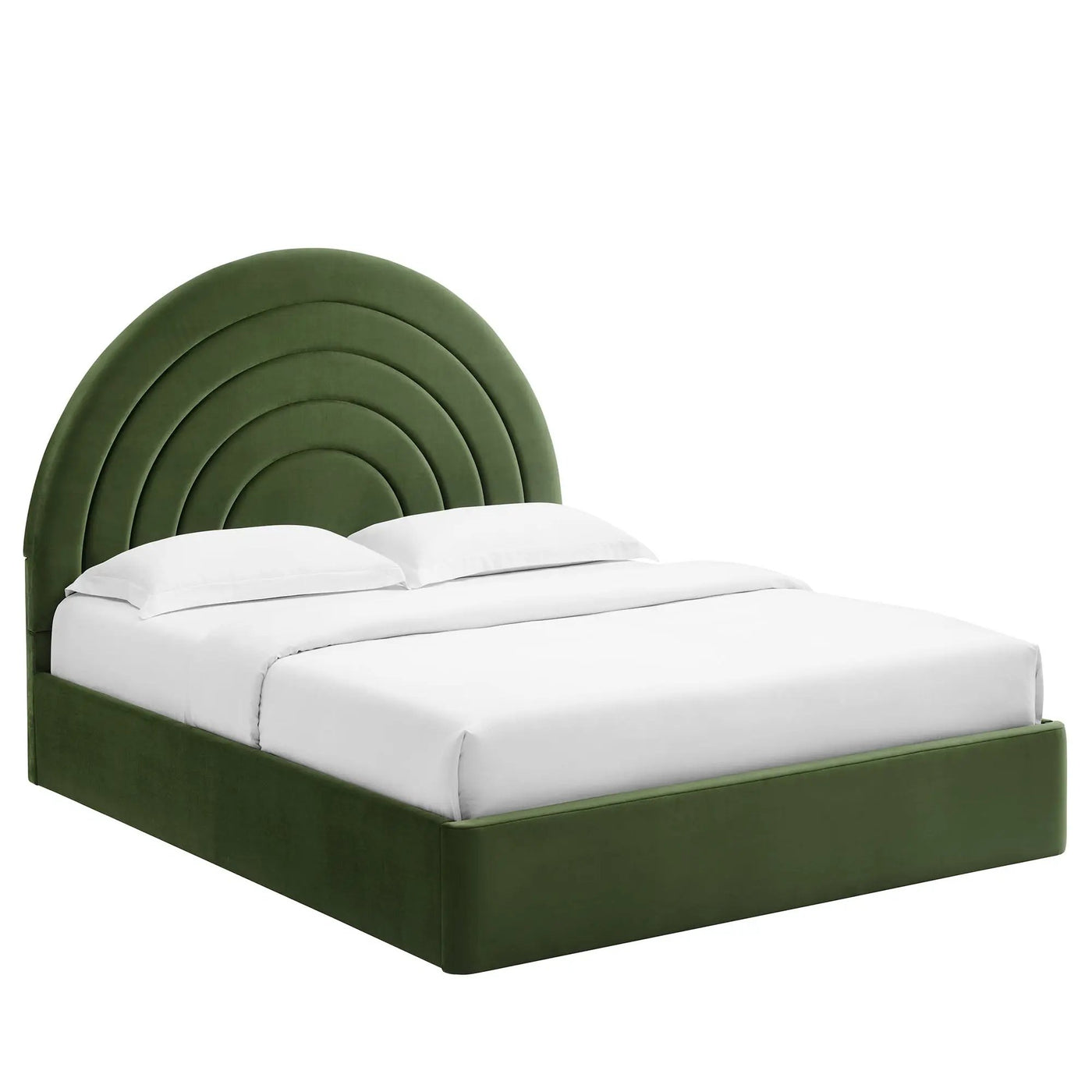 Solana Arched Performance Velvet Queen Platform Bed by Modway by HouseOfZazla