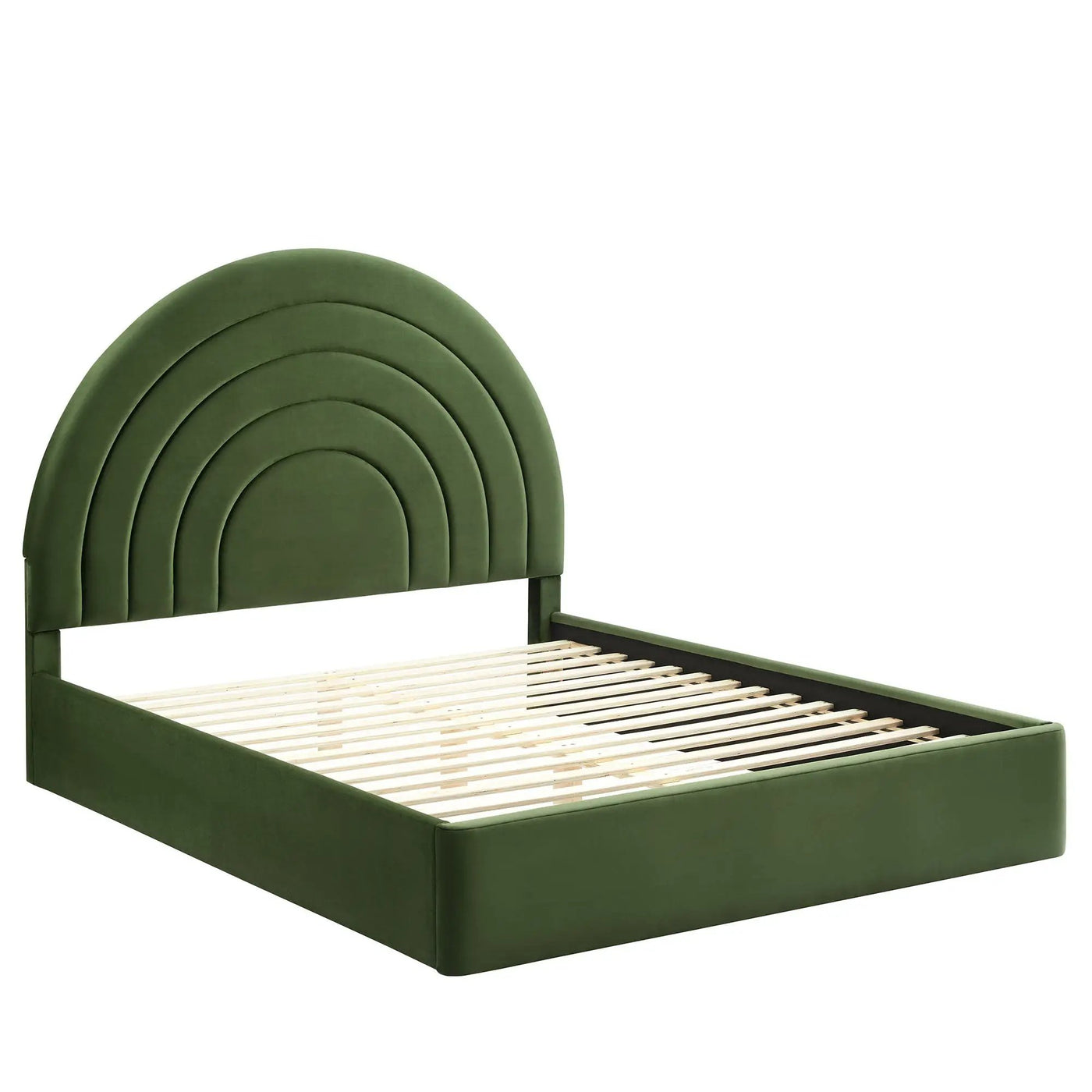 Solana Arched Performance Velvet Queen Platform Bed by Modway by HouseOfZazla