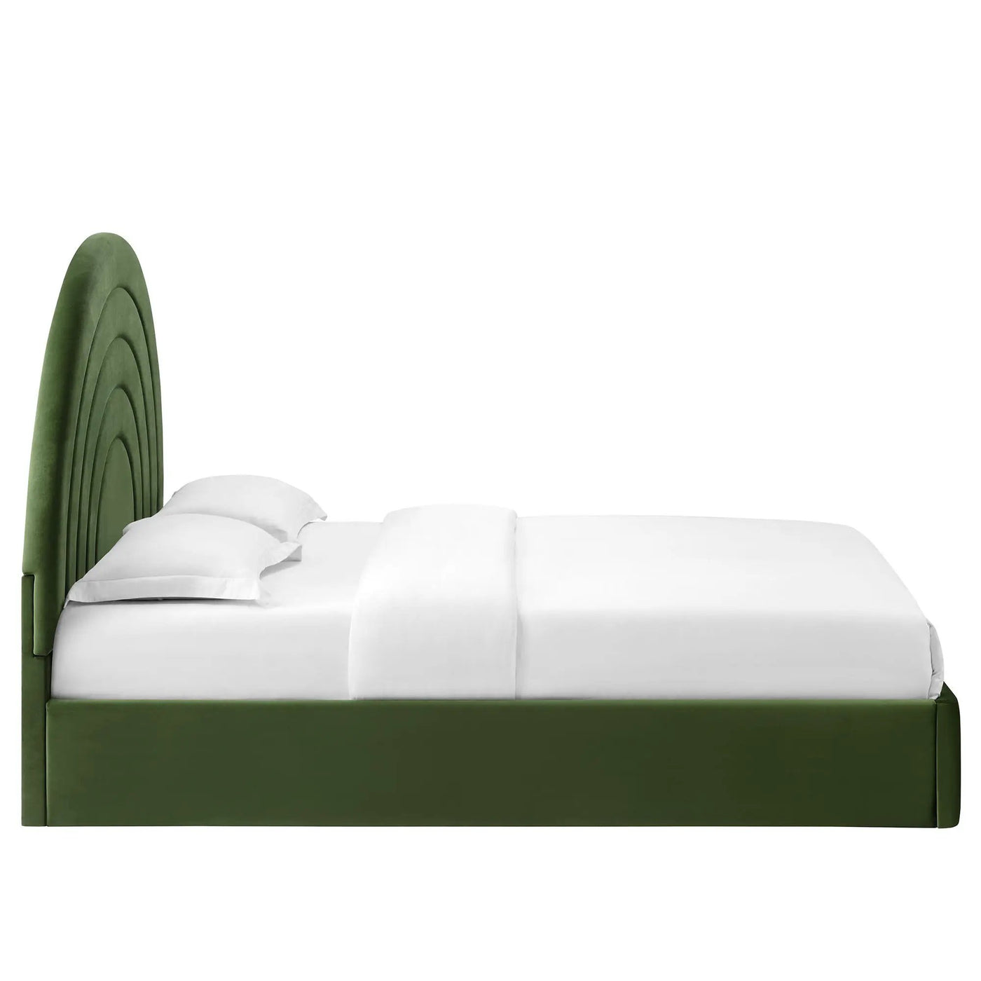 Solana Arched Performance Velvet Queen Platform Bed by Modway by HouseOfZazla