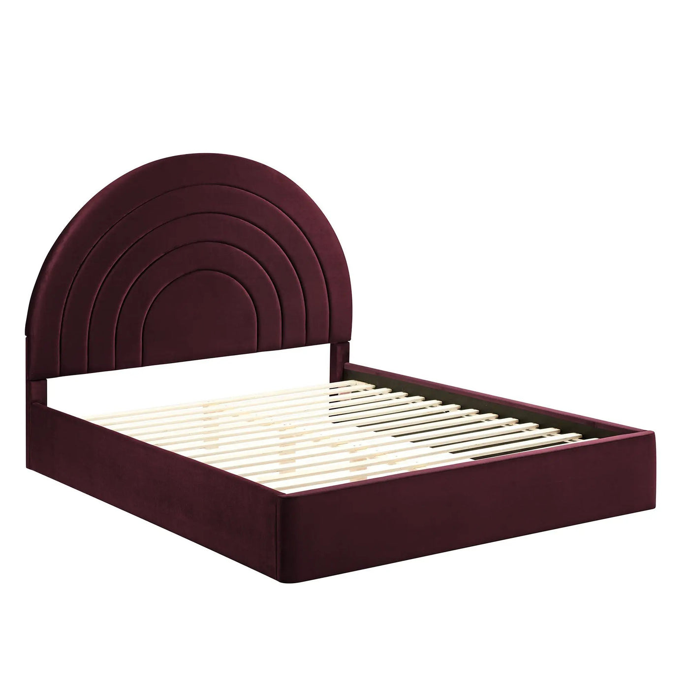 Solana Arched Performance Velvet Queen Platform Bed by Modway by HouseOfZazla