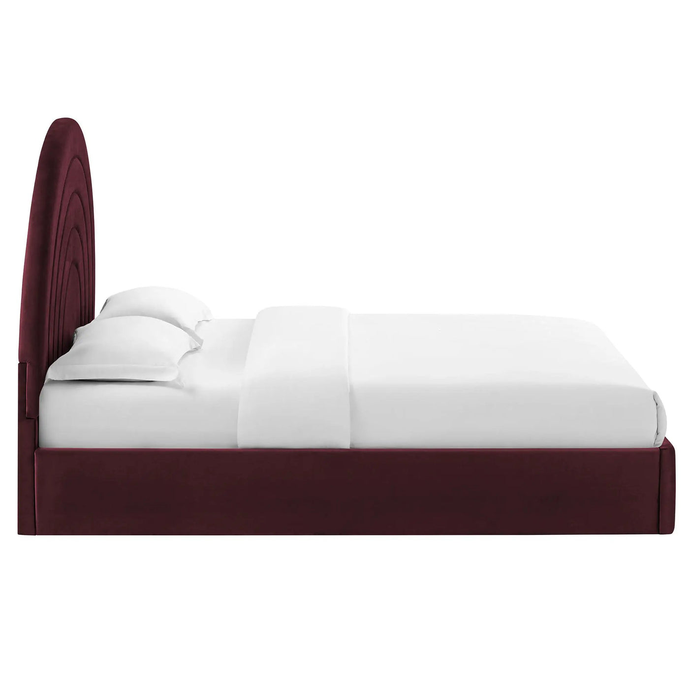 Solana Arched Performance Velvet Queen Platform Bed by Modway by HouseOfZazla