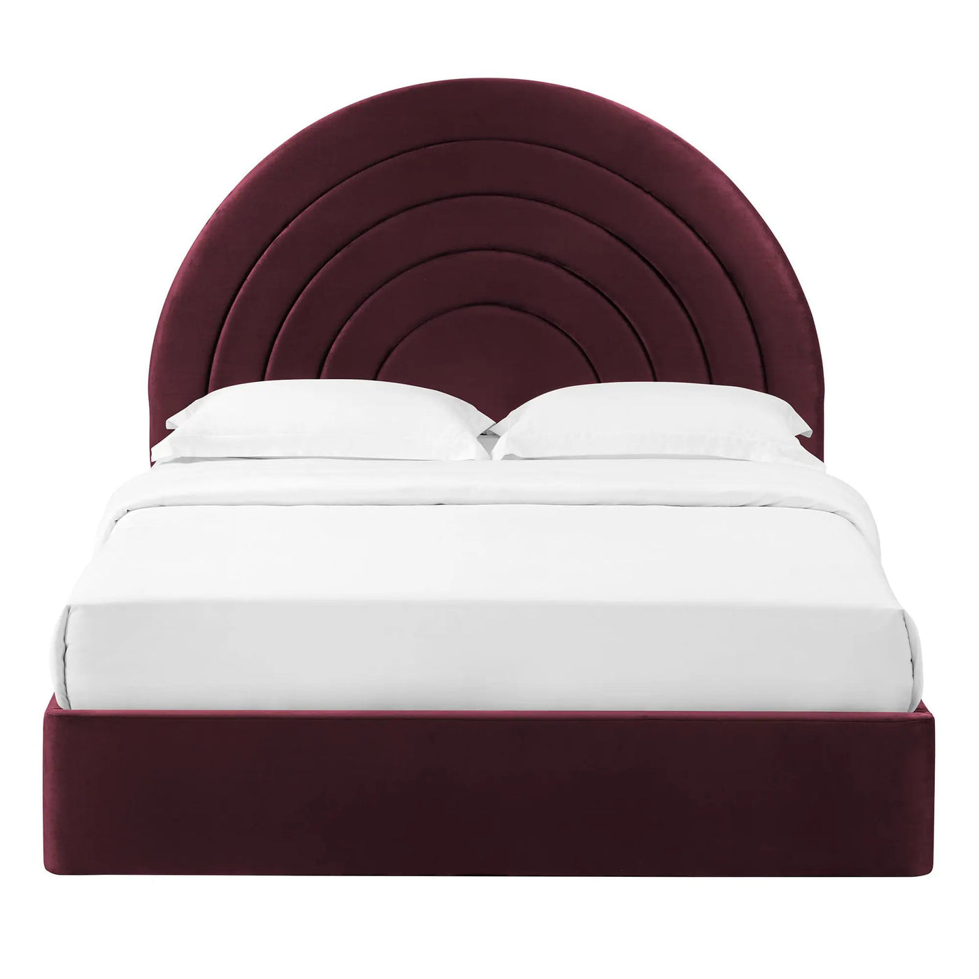 Solana Arched Performance Velvet Queen Platform Bed by Modway by HouseOfZazla