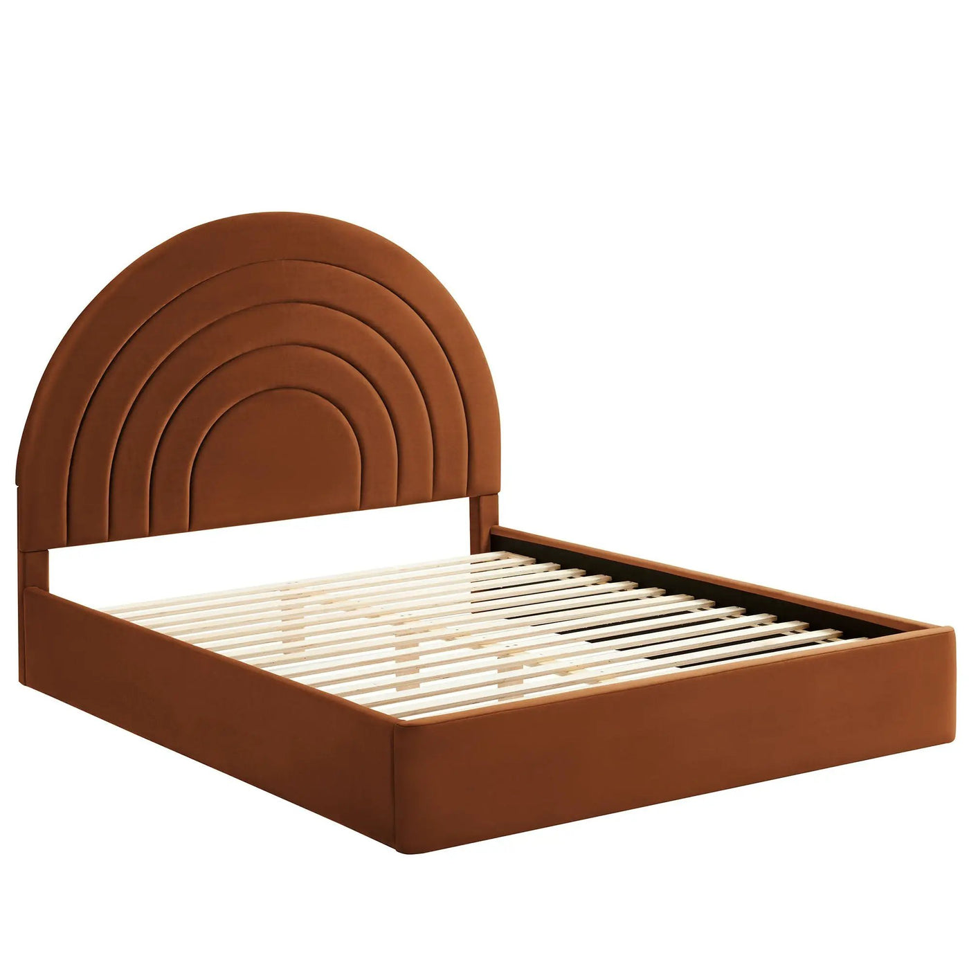 Solana Arched Performance Velvet Queen Platform Bed by Modway by HouseOfZazla