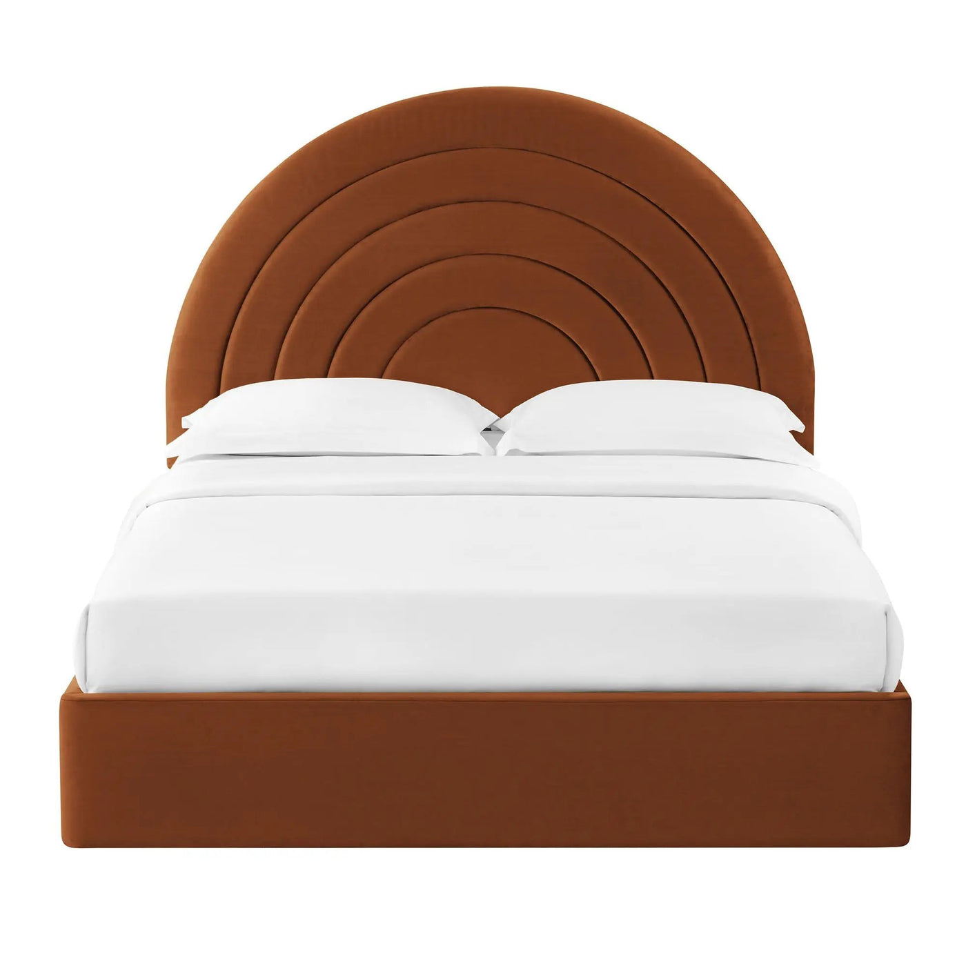 Solana Arched Performance Velvet Queen Platform Bed by Modway by HouseOfZazla