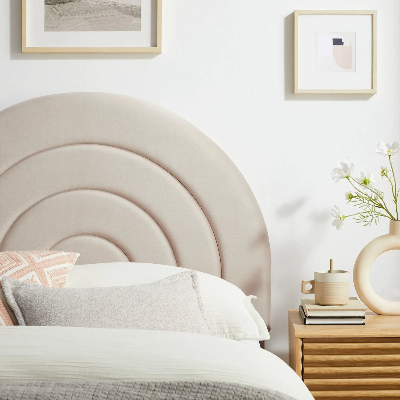 Solana Arched Performance Velvet Twin Headboard by Modway by HouseOfZazla