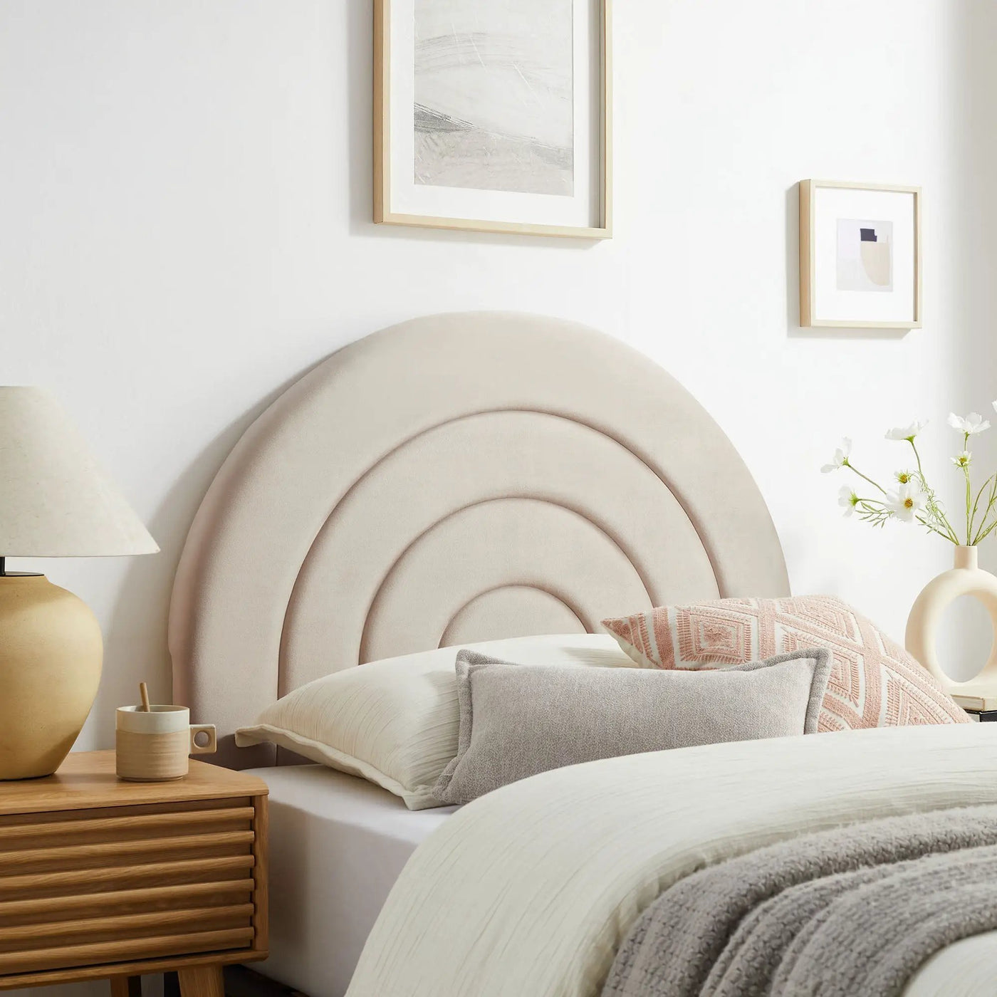 Solana Arched Performance Velvet Twin Headboard by Modway by HouseOfZazla