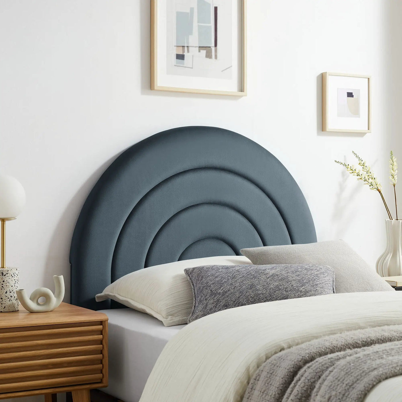 Solana Arched Performance Velvet Twin Headboard by Modway by HouseOfZazla
