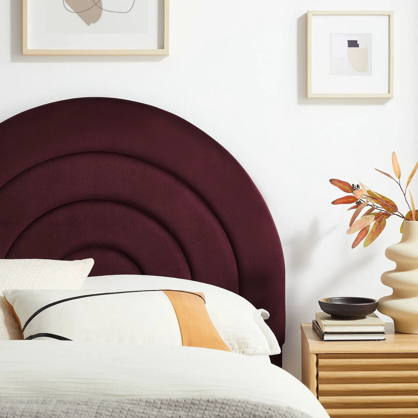 Solana Arched Performance Velvet Twin Headboard by Modway by HouseOfZazla