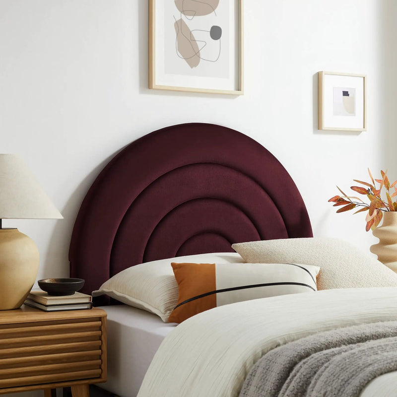 Solana Arched Performance Velvet Twin Headboard by Modway by HouseOfZazla