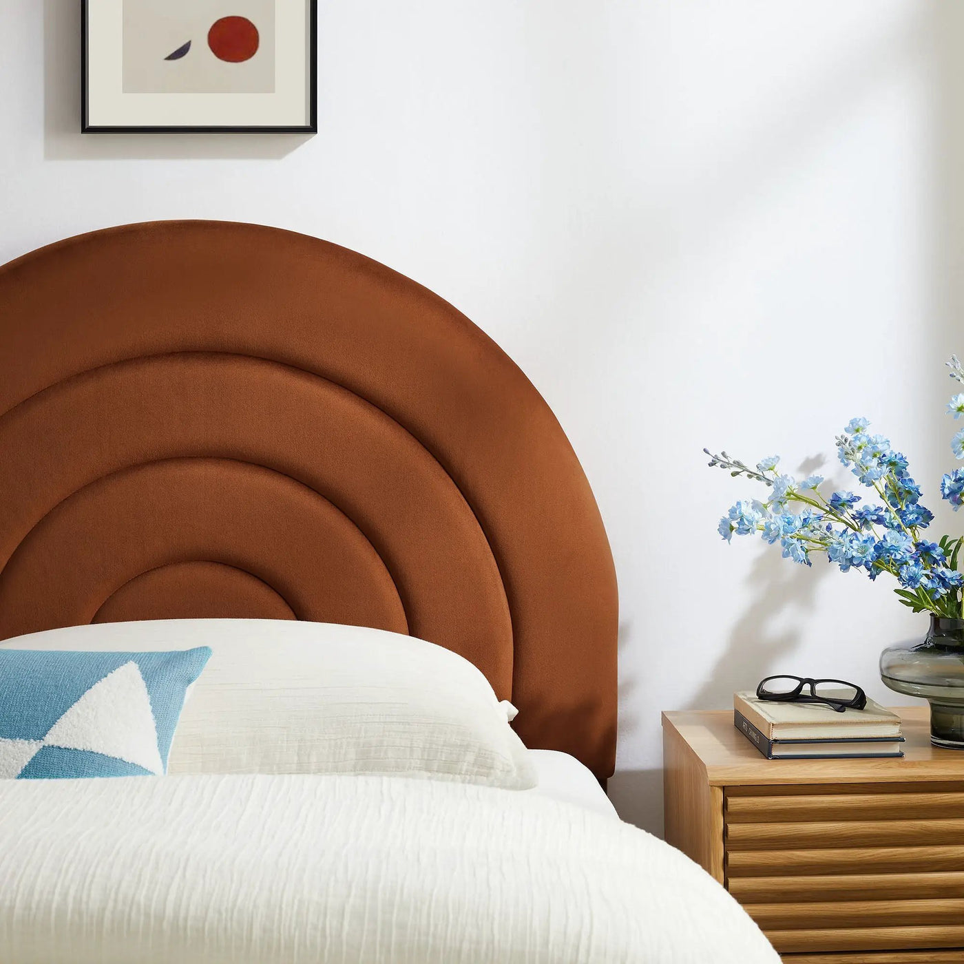 Solana Arched Performance Velvet Twin Headboard by Modway by HouseOfZazla