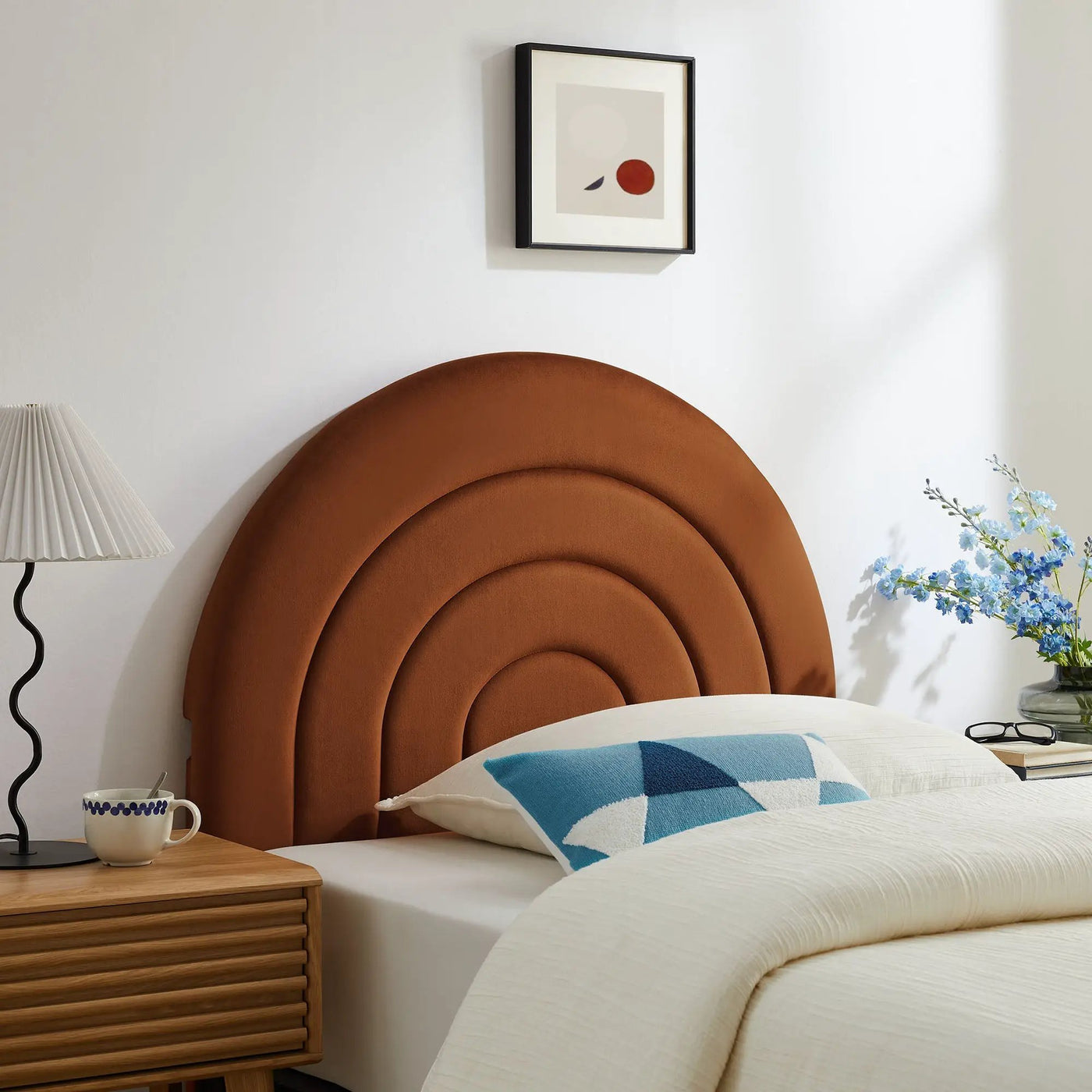 Solana Arched Performance Velvet Twin Headboard by Modway by HouseOfZazla