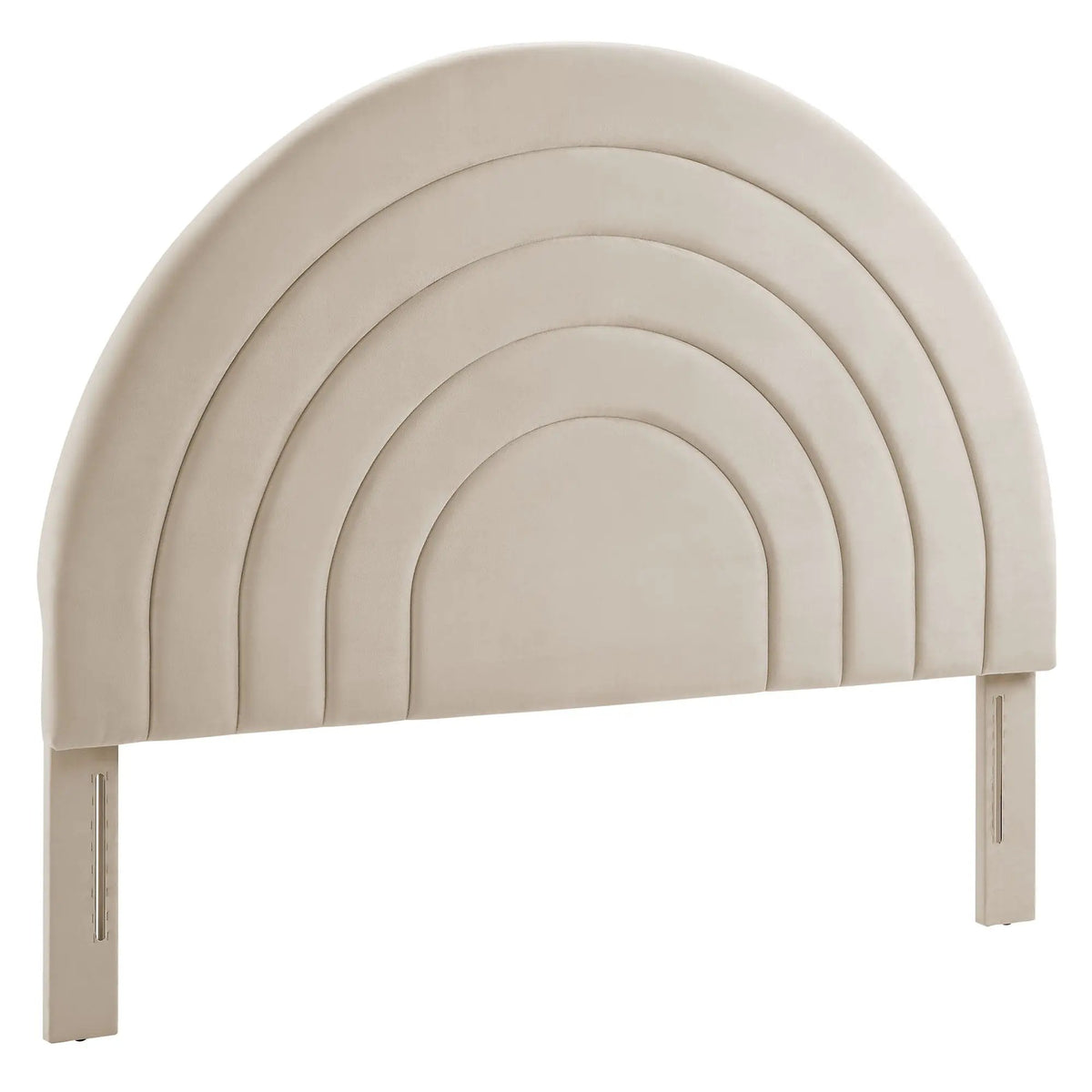 Solana Arched Performance Velvet Queen Headboard by HouseOfZazla