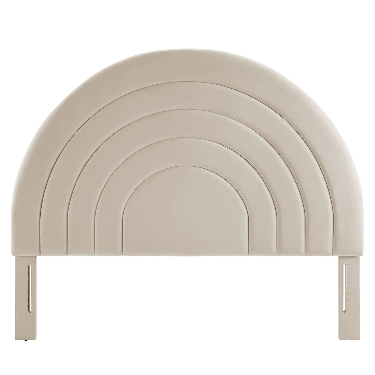 Solana Arched Performance Velvet Queen Headboard by HouseOfZazla