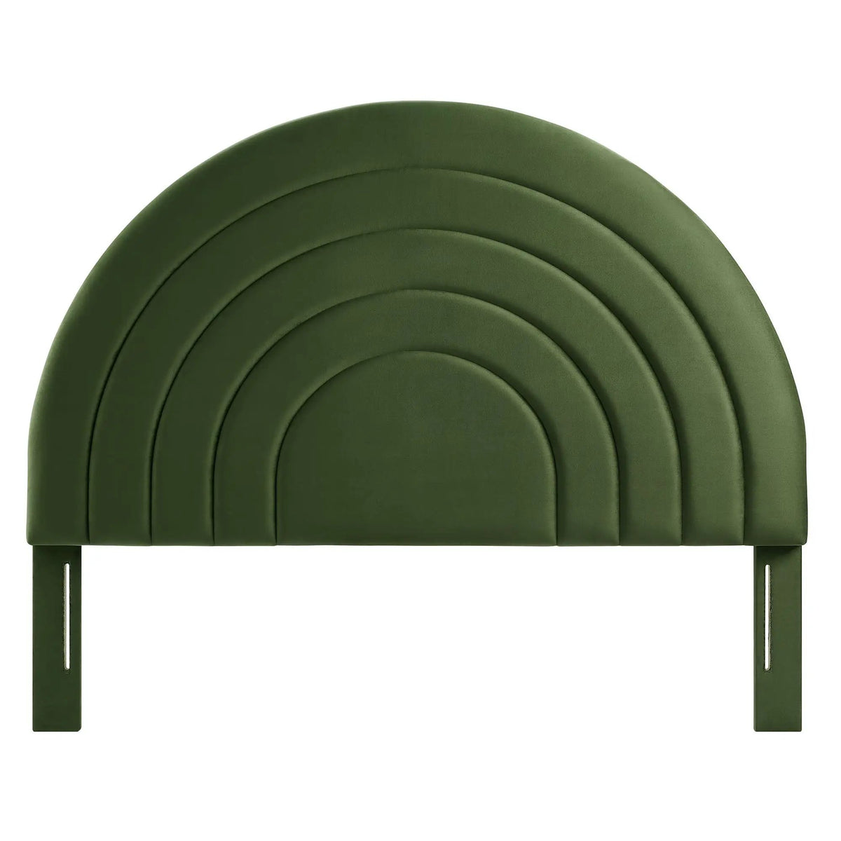 Solana Arched Performance Velvet Queen Headboard by HouseOfZazla