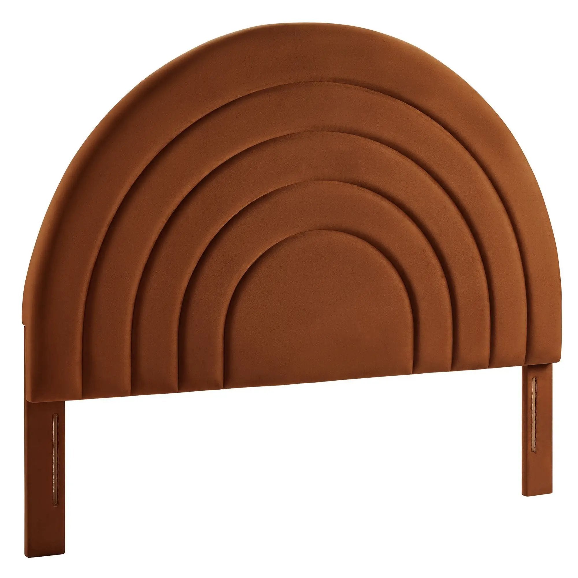 Solana Arched Performance Velvet Queen Headboard by HouseOfZazla