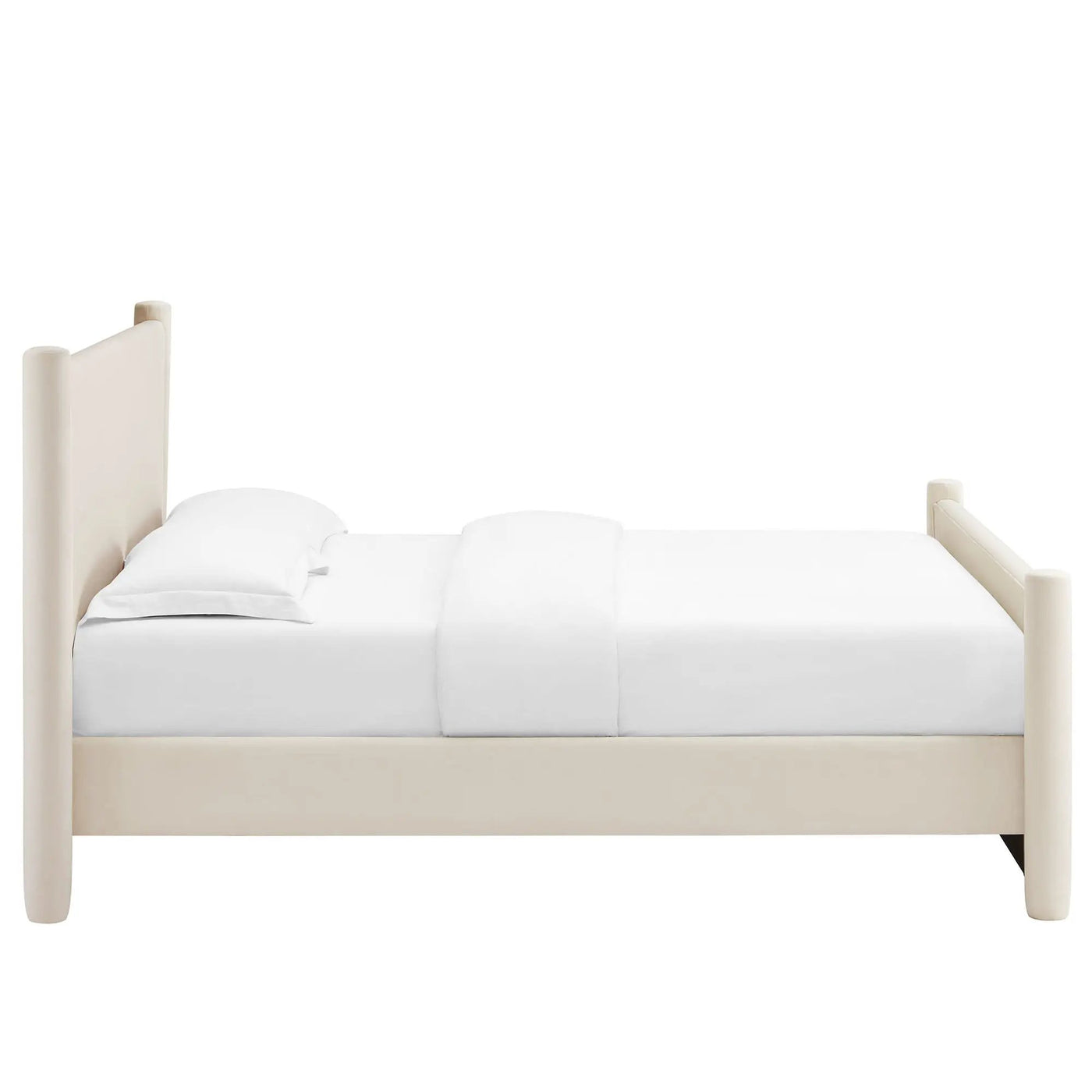 Rael Performance Velvet Queen Platform Bed by Modway by HouseOfZazla