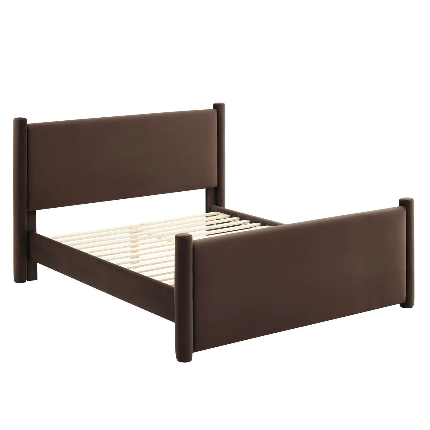 Rael Performance Velvet Queen Platform Bed by Modway by HouseOfZazla