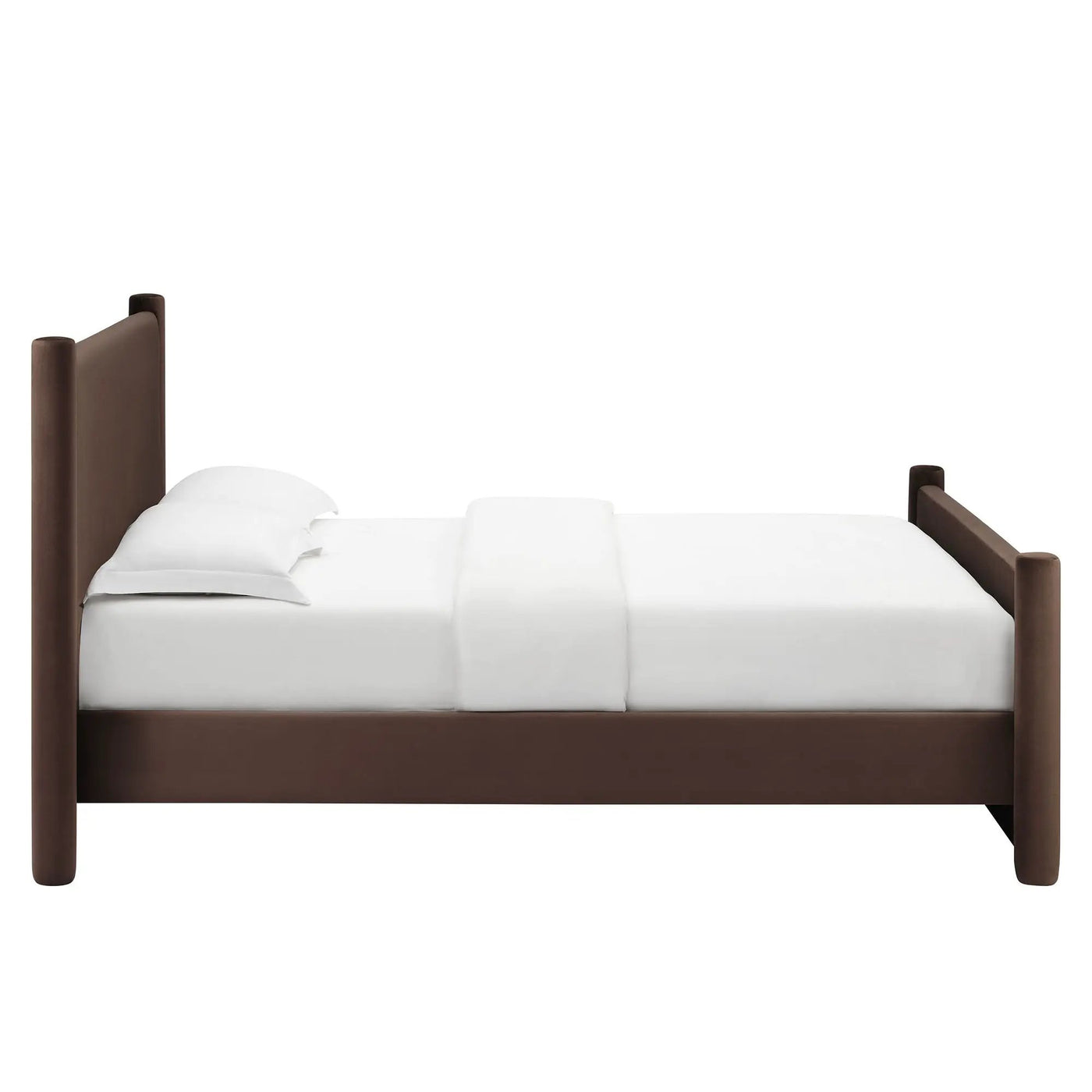 Rael Performance Velvet Queen Platform Bed by Modway by HouseOfZazla