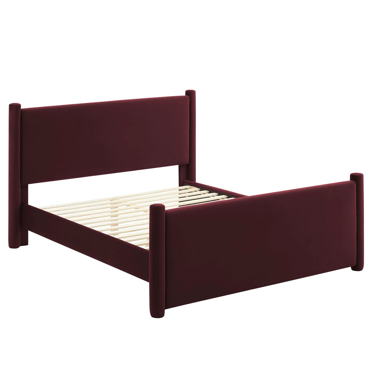 Rael Performance Velvet Queen Platform Bed by Modway by HouseOfZazla