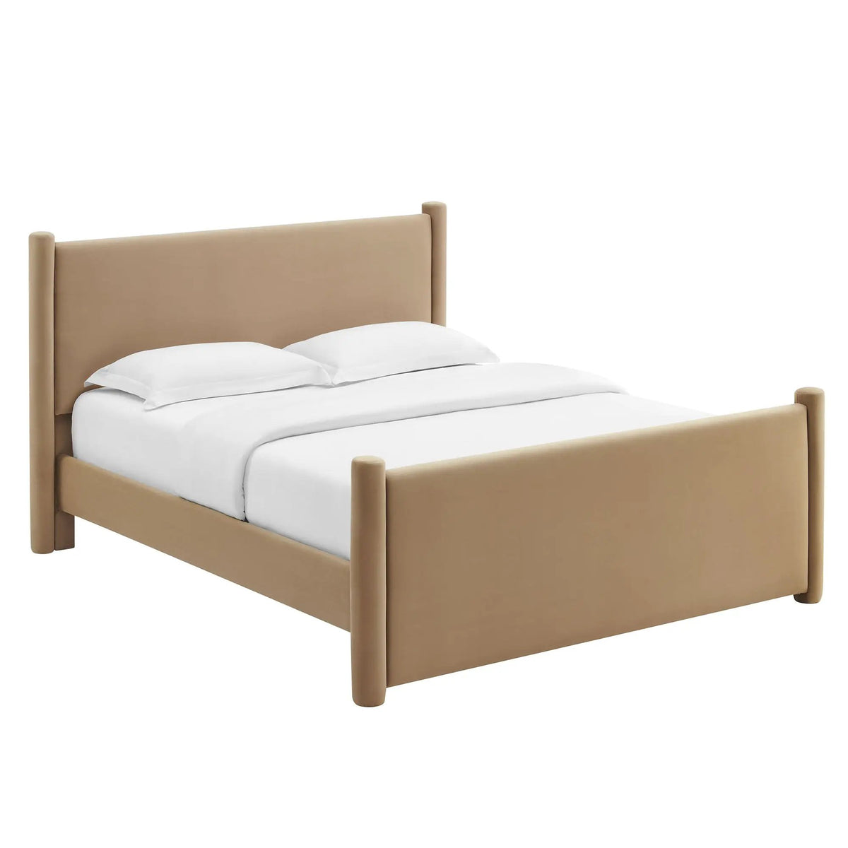 Rael Performance Velvet Queen Platform Bed by Modway by HouseOfZazla
