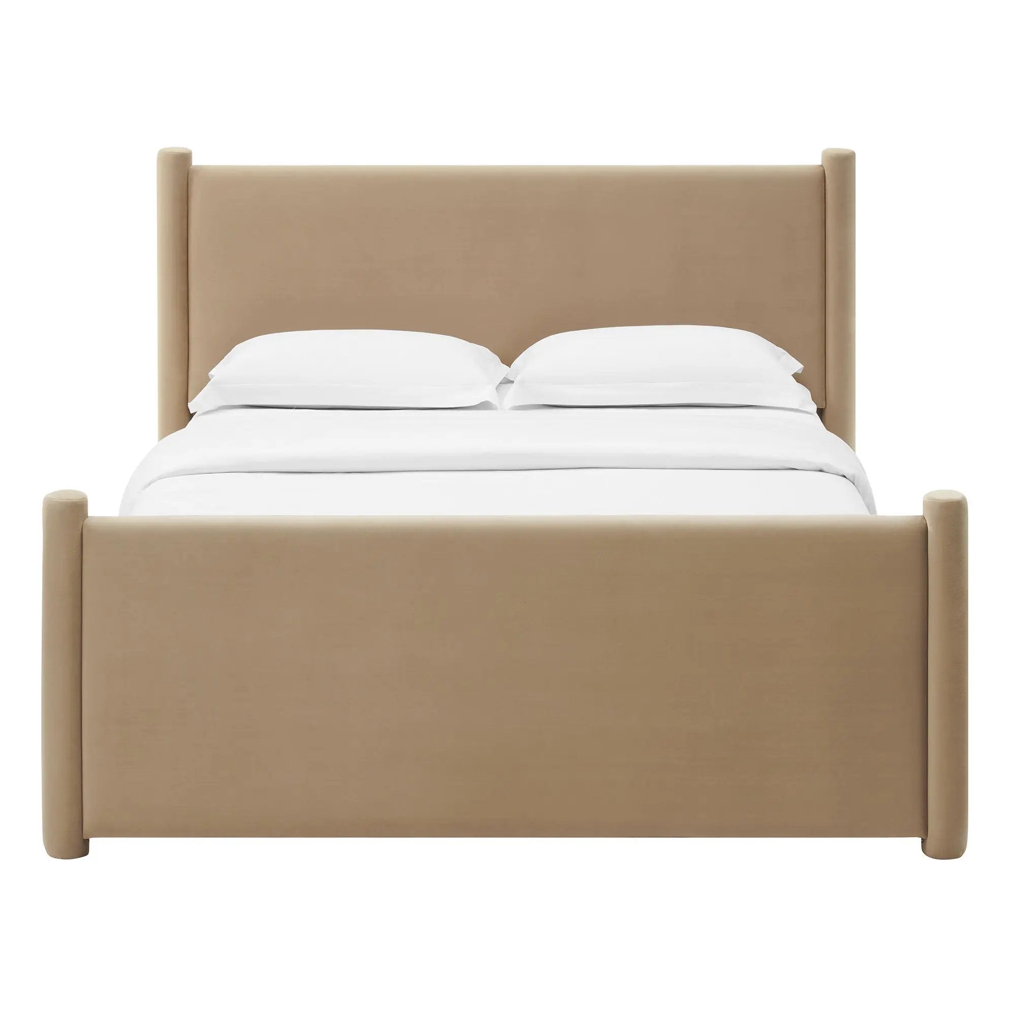 Rael Performance Velvet Queen Platform Bed by Modway by HouseOfZazla