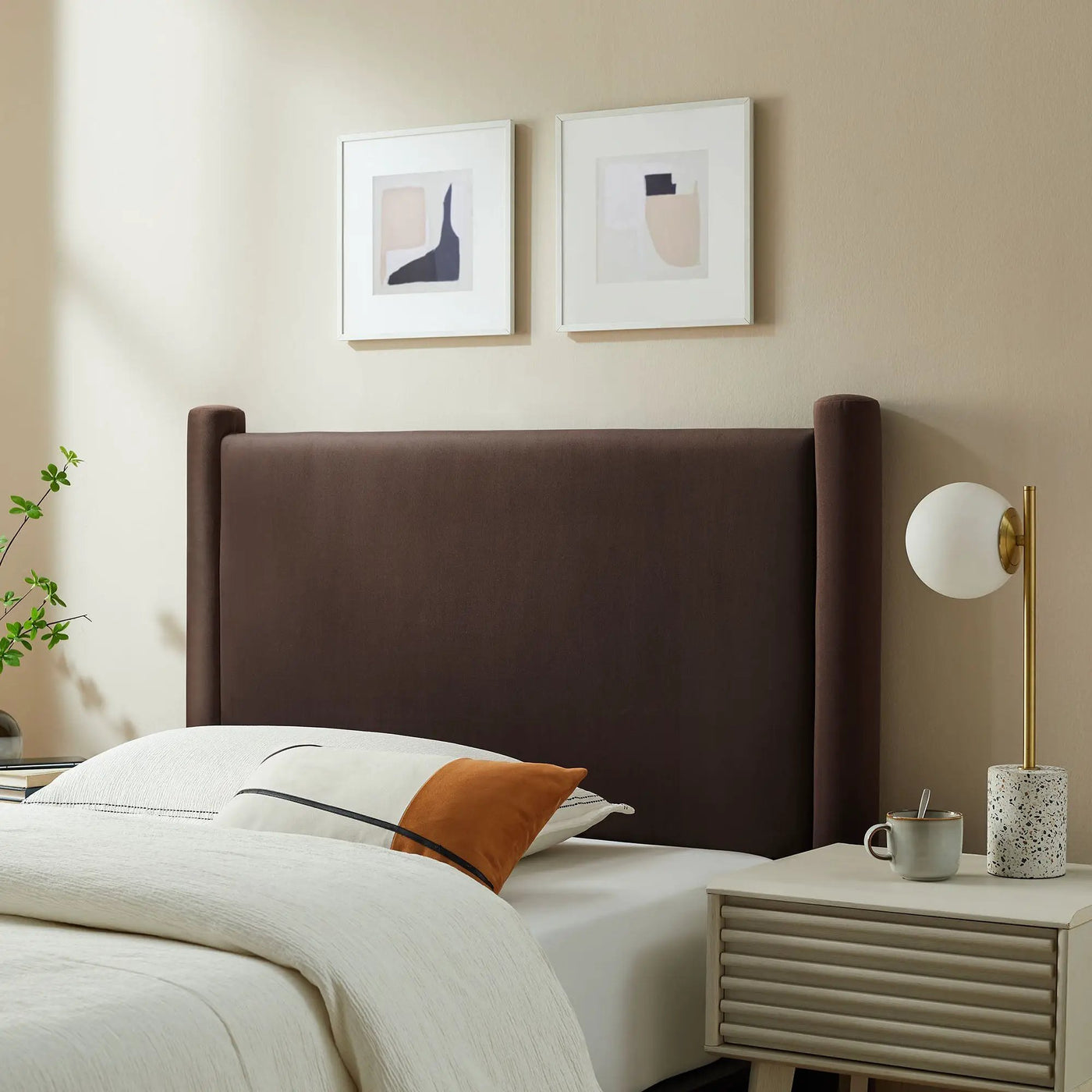 Rael Performance Velvet Twin Headboard by Modway by HouseOfZazla